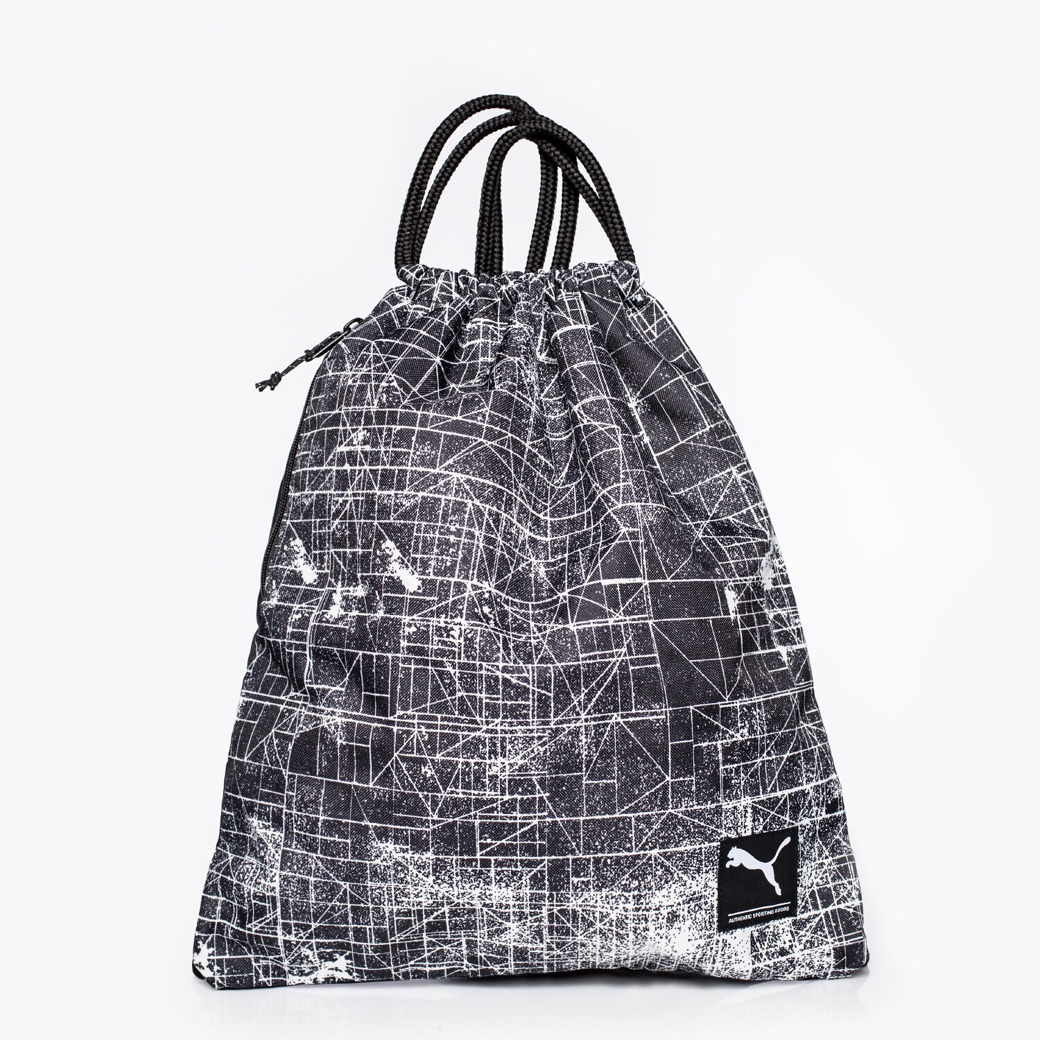 Worek damski na plecy PUMA WOREK ACADEMY GYM SACK BAG 7361534 CZARNY