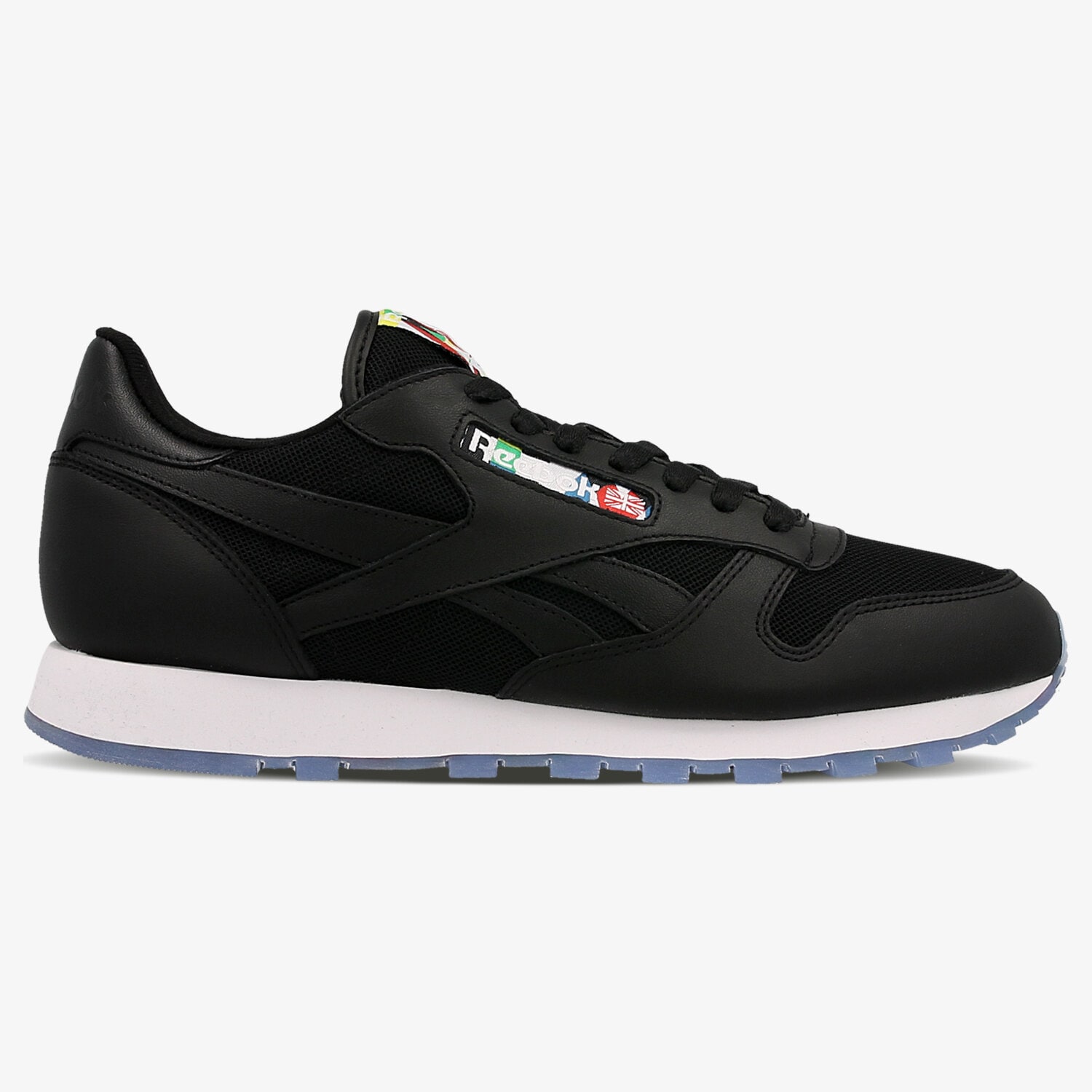 Buty sneakersy męskie REEBOK CL LEATHER OLY AR1686 CZARNY