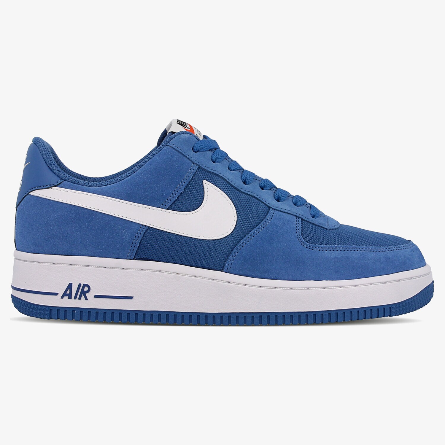 Buty sneakersy męskie NIKE AIR FORCE 1 820266402 NIEBIESKI