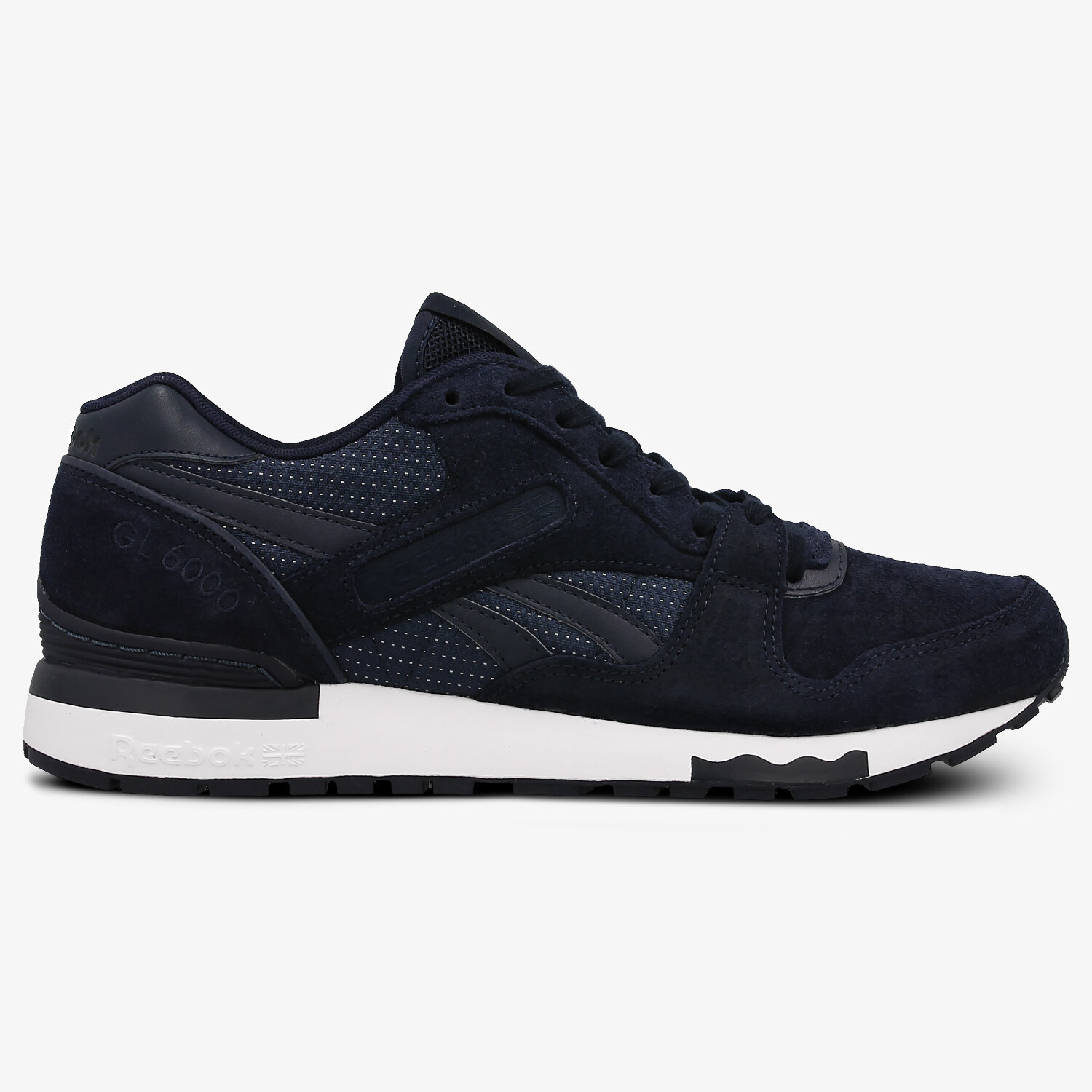 Buty sneakersy męskie REEBOK GL 6000 PT AQ9848 GRANATOWY