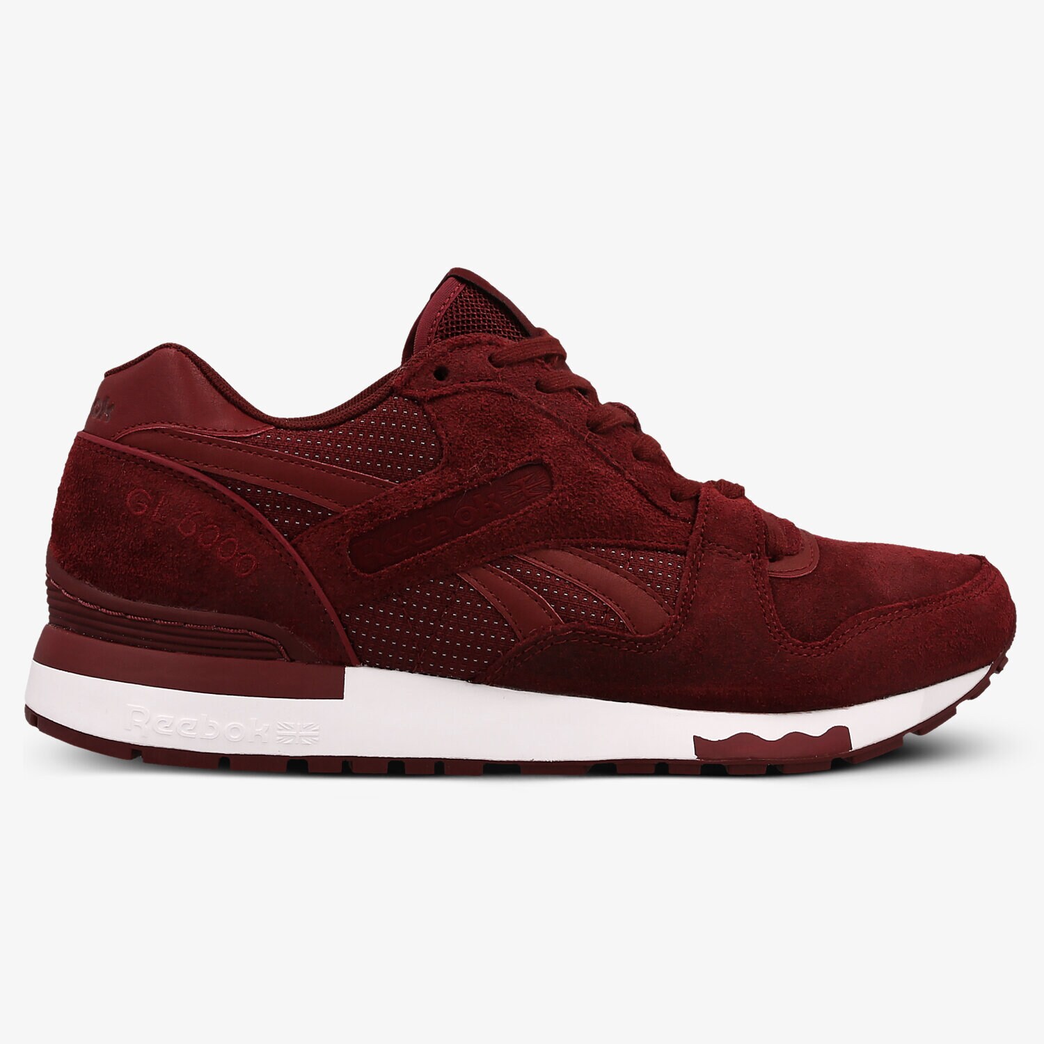 Buty sneakersy męskie REEBOK GL 6000 PT AQ9849 BORDOWY