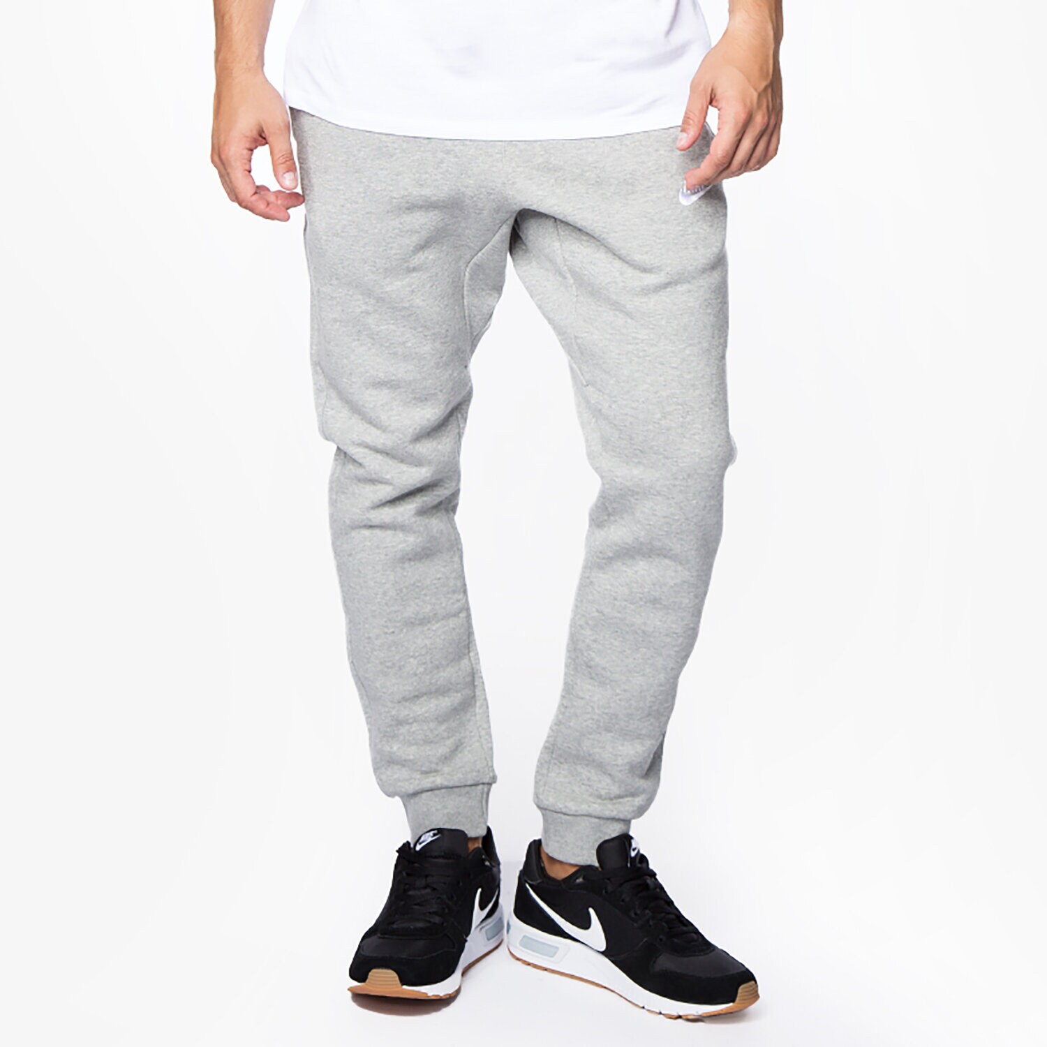 Spodnie sportowe męskie NIKE SPODNIE NSW JOGGER FLC CLUB 804408063 SZARY