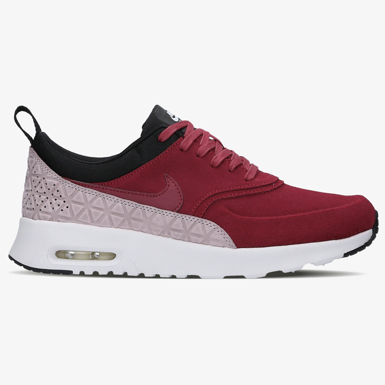 Buty sneakersy damskie NIKE W AIR MAX THEA PRM LTH 845062600 CZERWONY