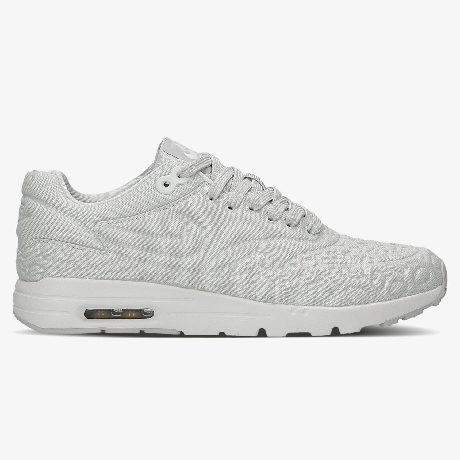 Buty sneakersy damskie NIKE W AIR MAX 1 ULTRA PLUSH 844882003 SZARY