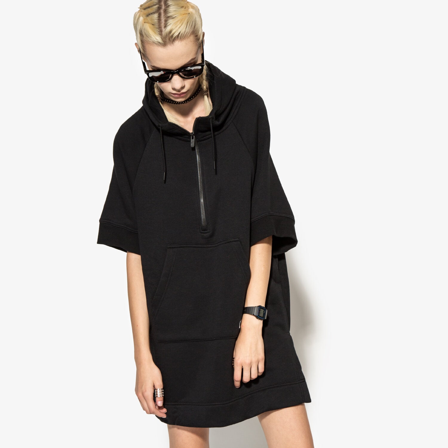 Bluza damska NIKE BLUZA W NSW MDRN PNCHO 803610010 CZARNY