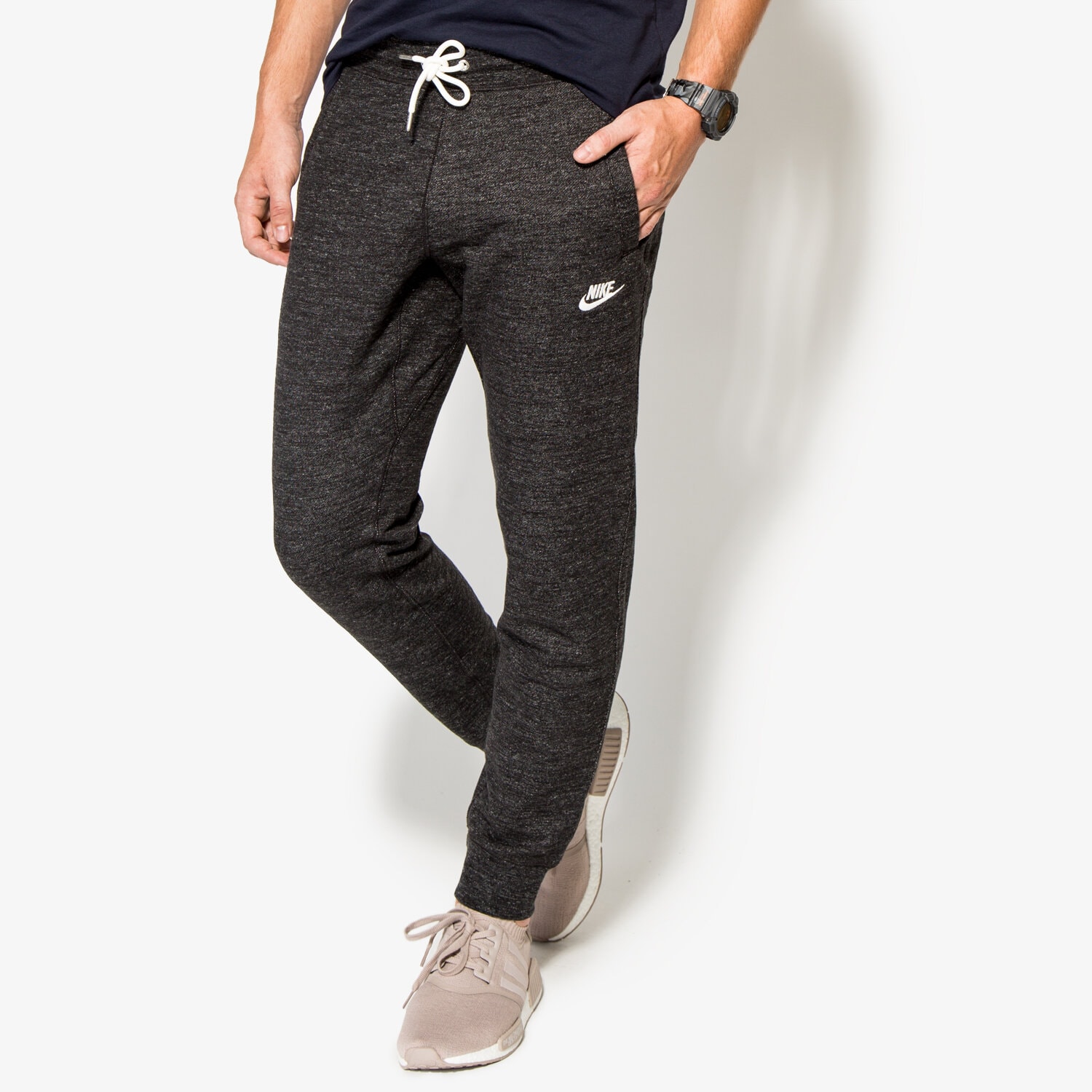 Spodnie sportowe męskie NIKE SPODNIE M NSW LEGACY JOGGER FT 805150032 SZARY