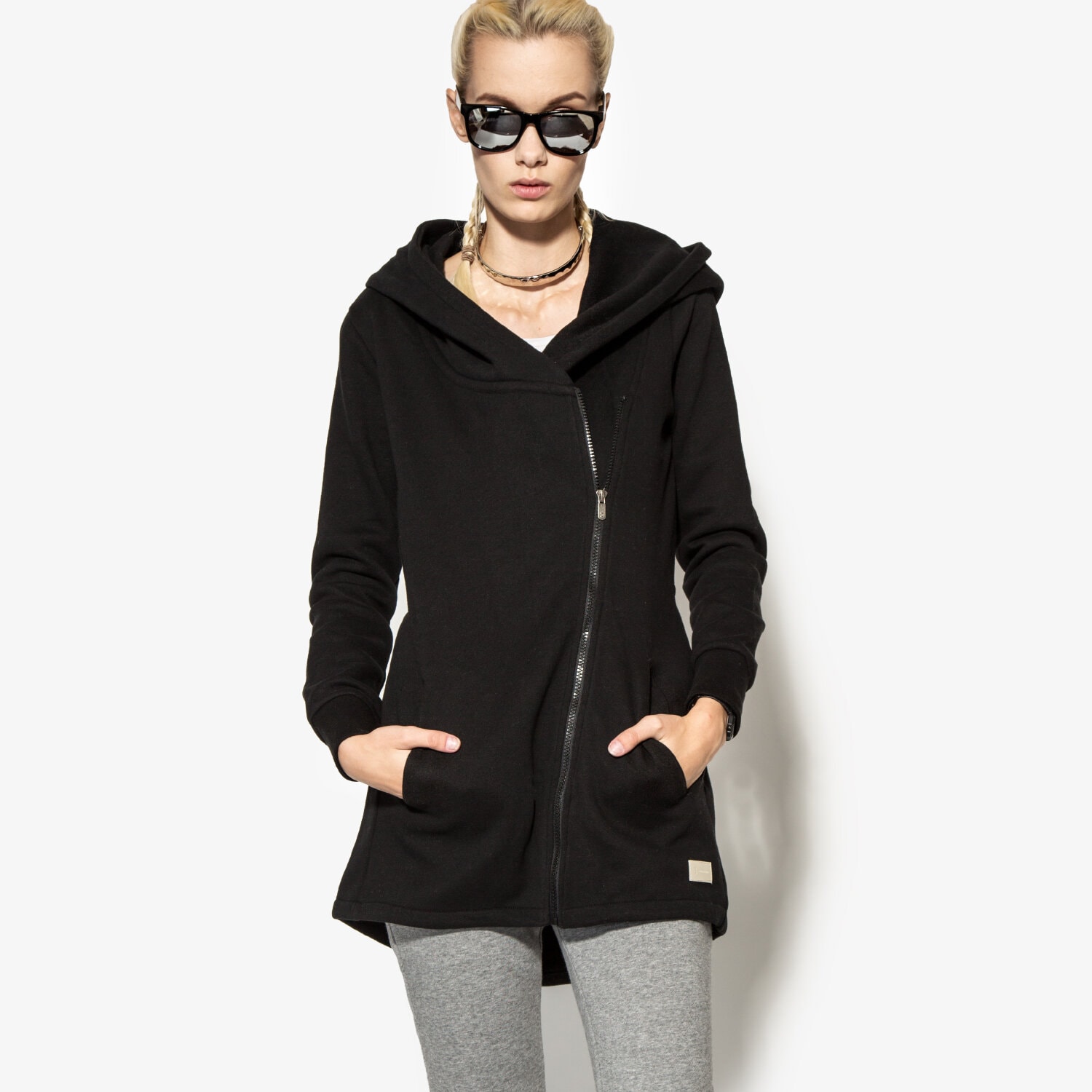 Bluza damska CONFRONT BLUZA GLOW CFV36BLD03001 CZARNY