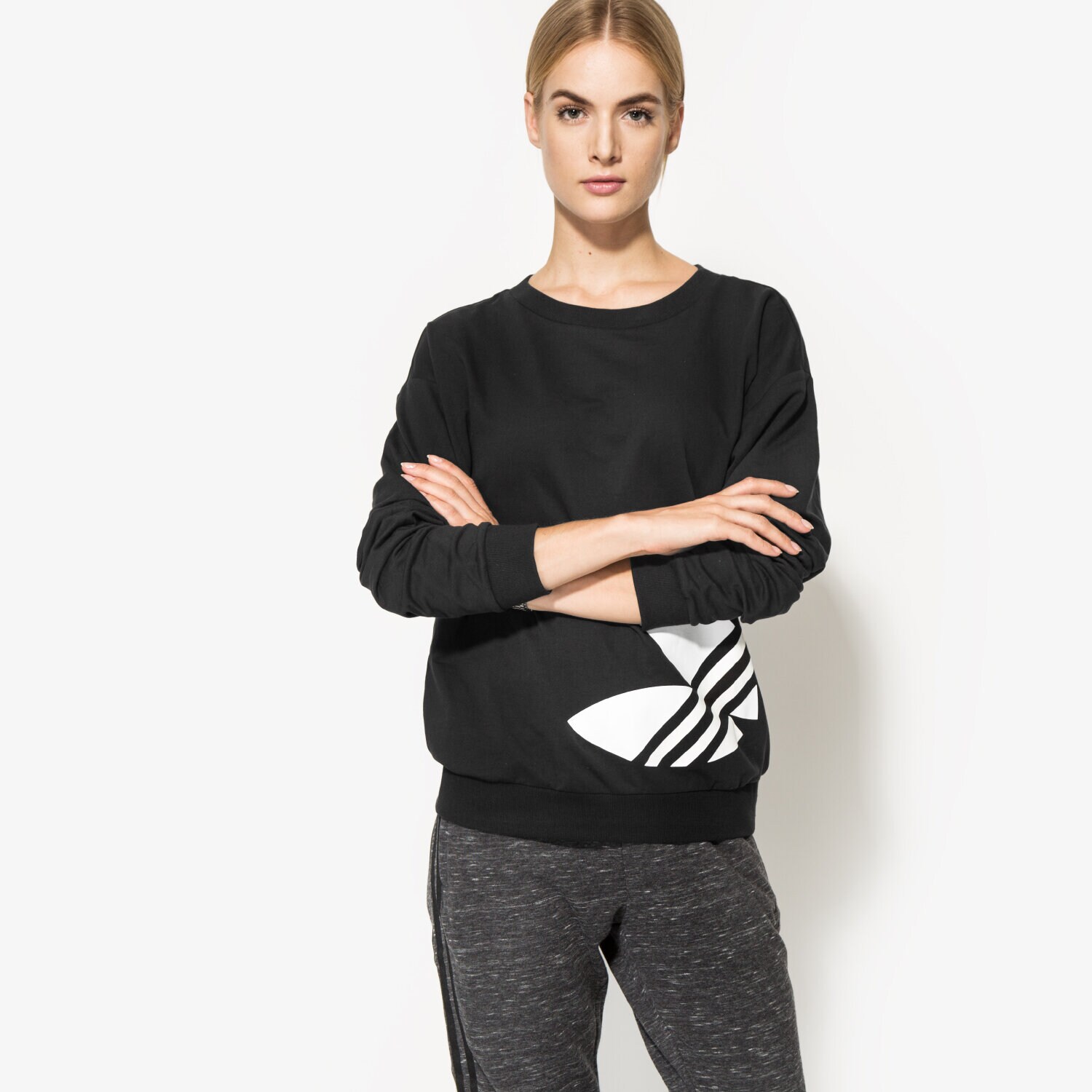 Bluza damska ADIDAS BLUZA LIGHT SWEATSHIR AJ7759 CZARNY