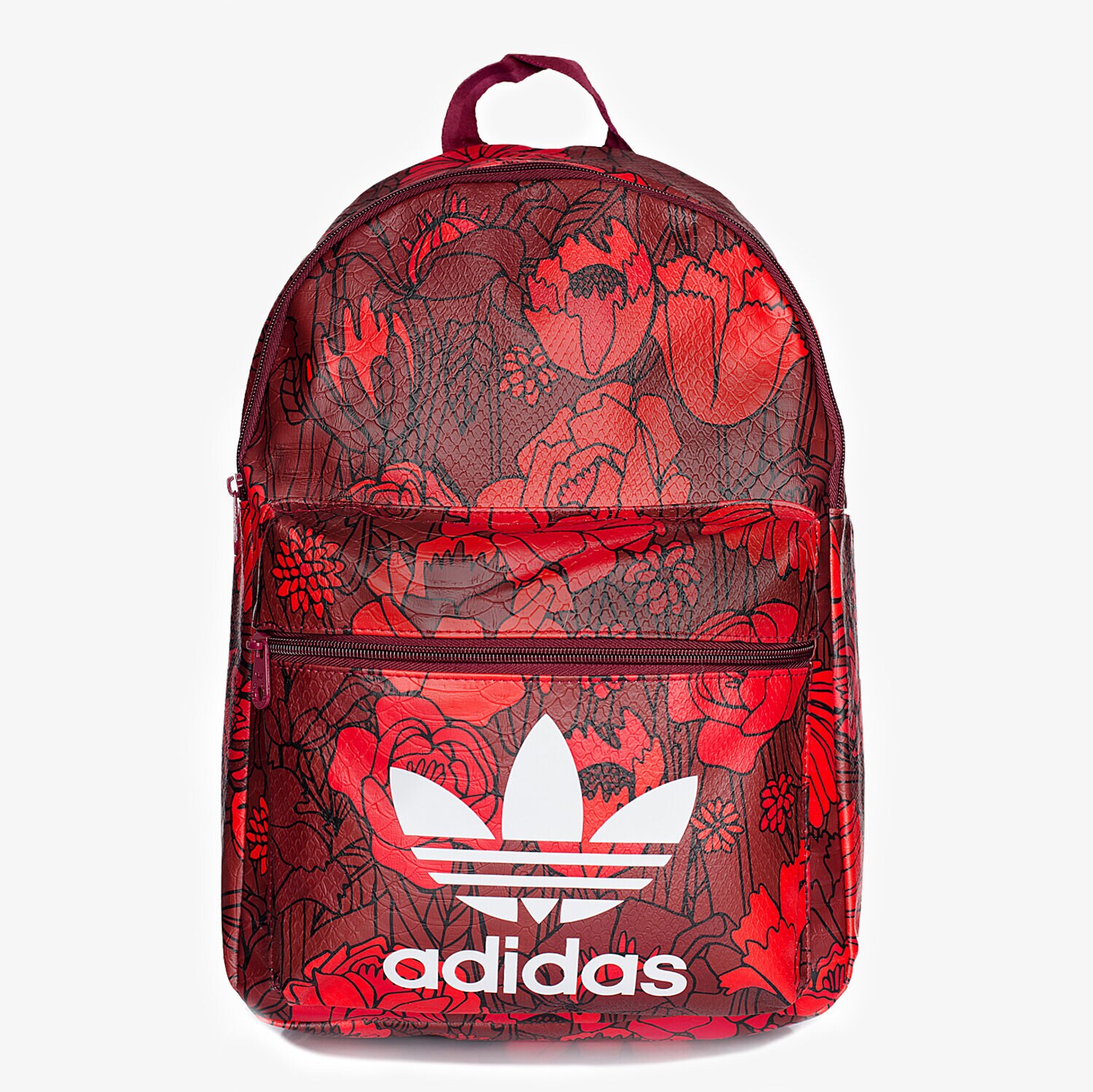 Plecak damski sportowy ADIDAS PLECAK BP CLASSIC AY5890 BORDOWY