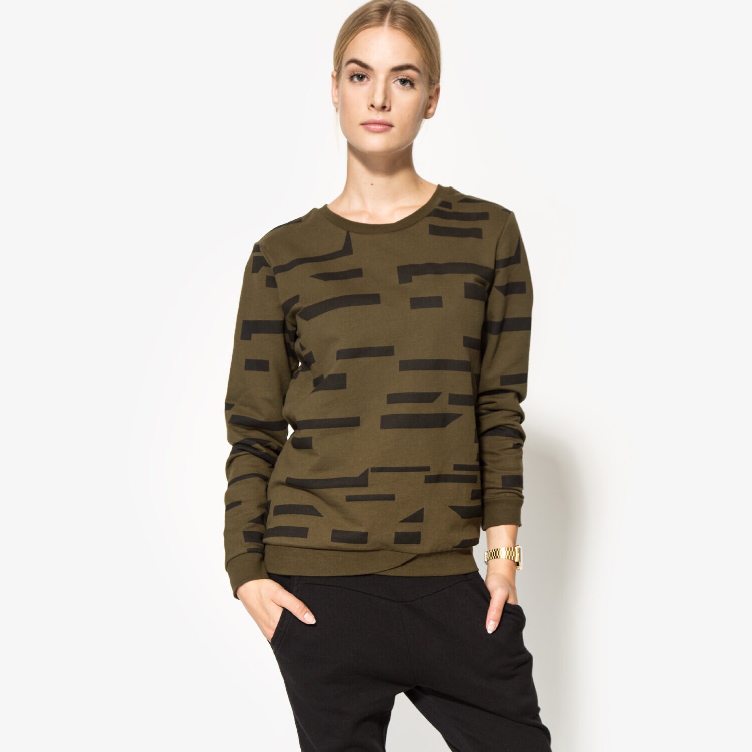 Bluza damska CONFRONT BLUZA DIADEM CF36BLD06001 KHAKI