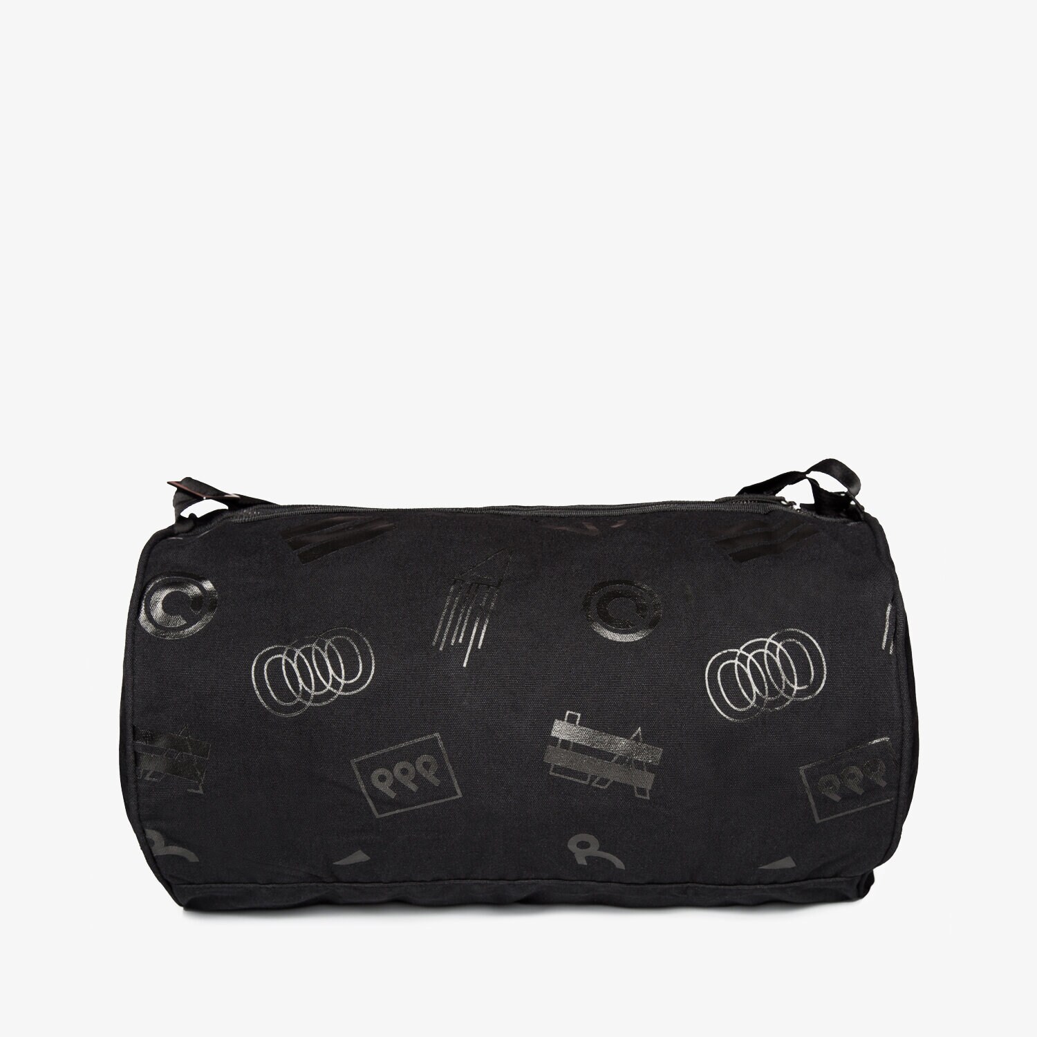 Torba sportowa damska na ramię CONFRONT NERKA GEOMETRY CF36BUG03001 CZARNY