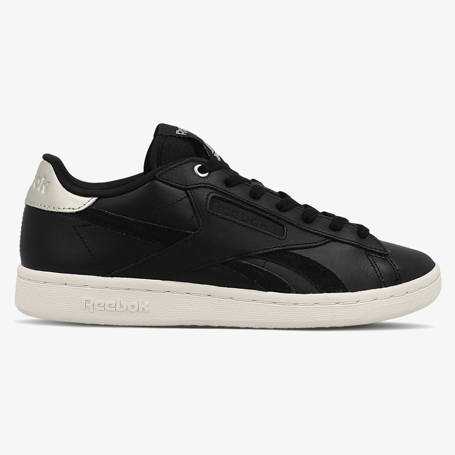 Buty sneakersy damskie REEBOK NPC UK METALLIC AQ9833 CZARNY