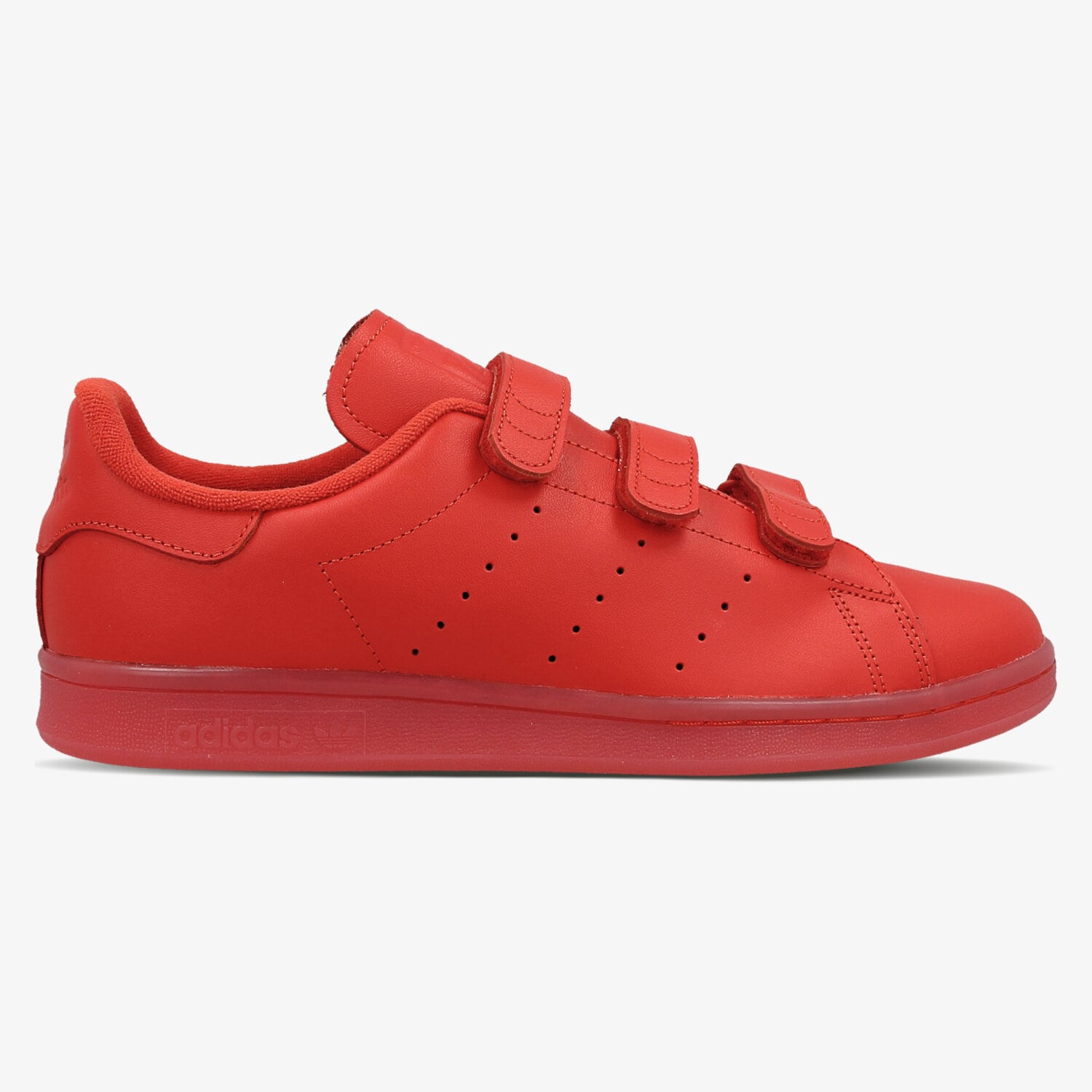 Buty sneakersy męskie ADIDAS STAN SMITH CF S80043M CZERWONY