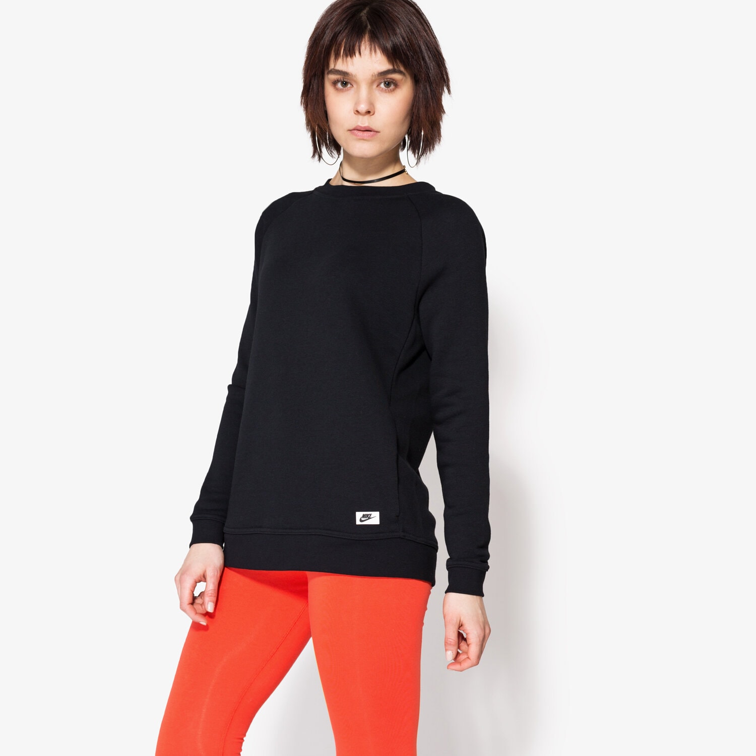 Bluza damska NIKE BLUZA W NSW MDRN CRW 803595010 CZARNY