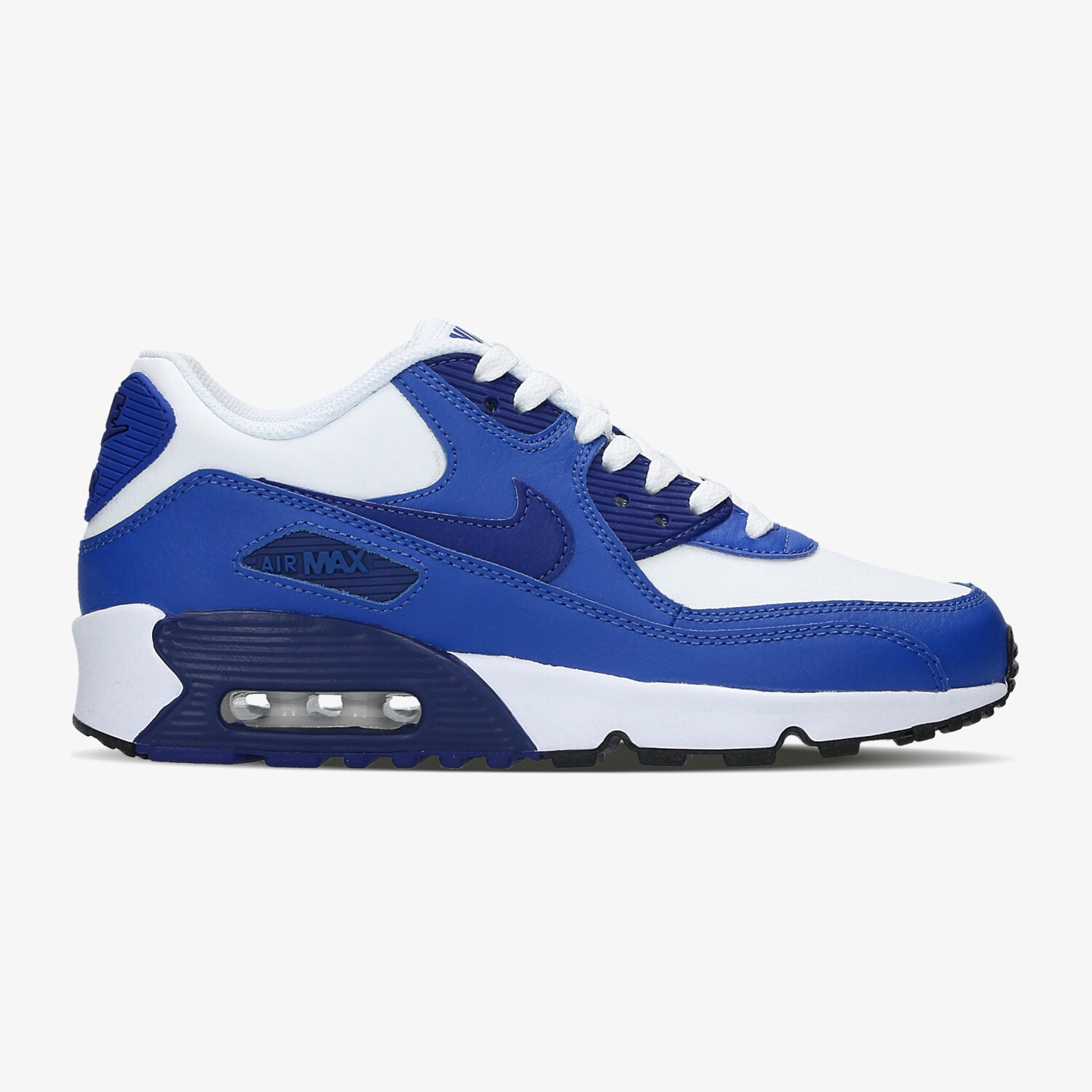 NIKE AIR MAX 90 LEATHER (GS)  833412105 NIEBIESKI