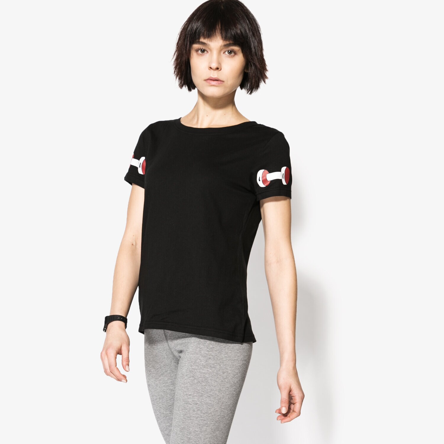 Koszulka, t-shirt damski CONFRONT T-SHIRT SITULA CF36TSD07001 CZARNY