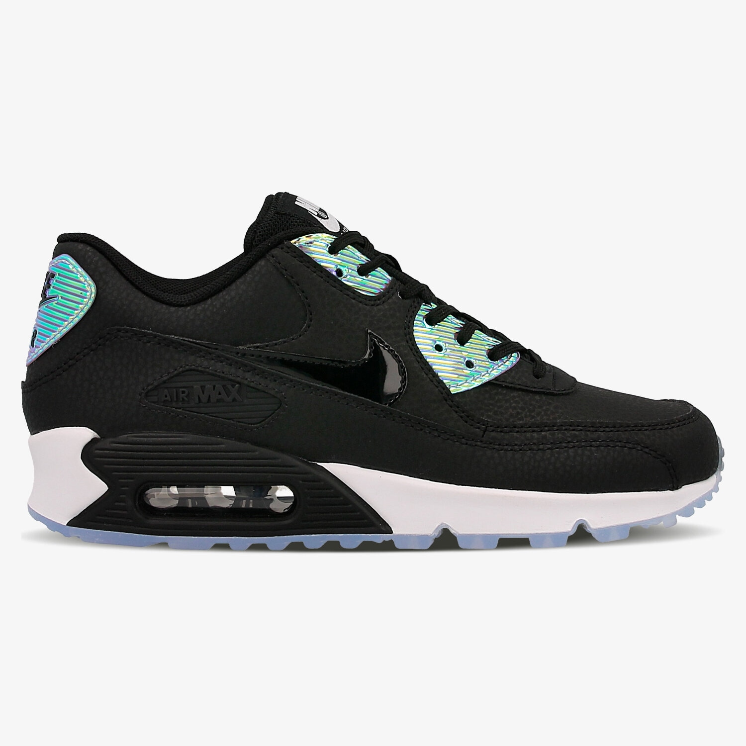 Buty sneakersy damskie NIKE WMNS AIR MAX 90 PREM 443817008 CZARNY