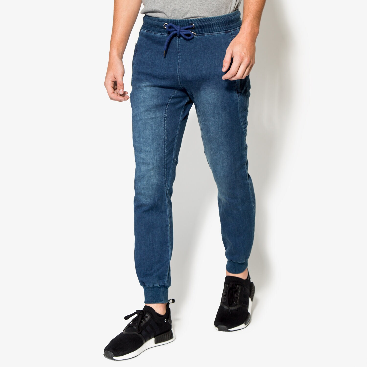 Spodnie sportowe męskie CONFRONT SPODNIE MOONSTONE CF36SPM09001 NIEBIESKI