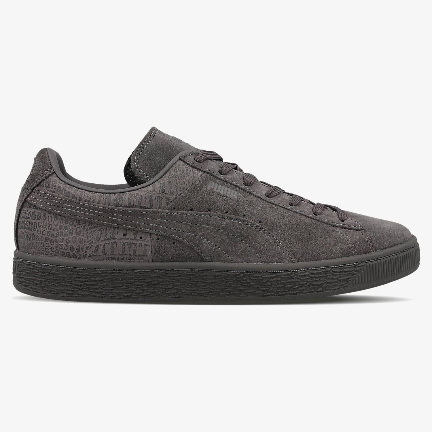 Buty sneakersy męskie PUMA SUEDE CLASSIC CASUAL EMBOSS 36137205 SZARY