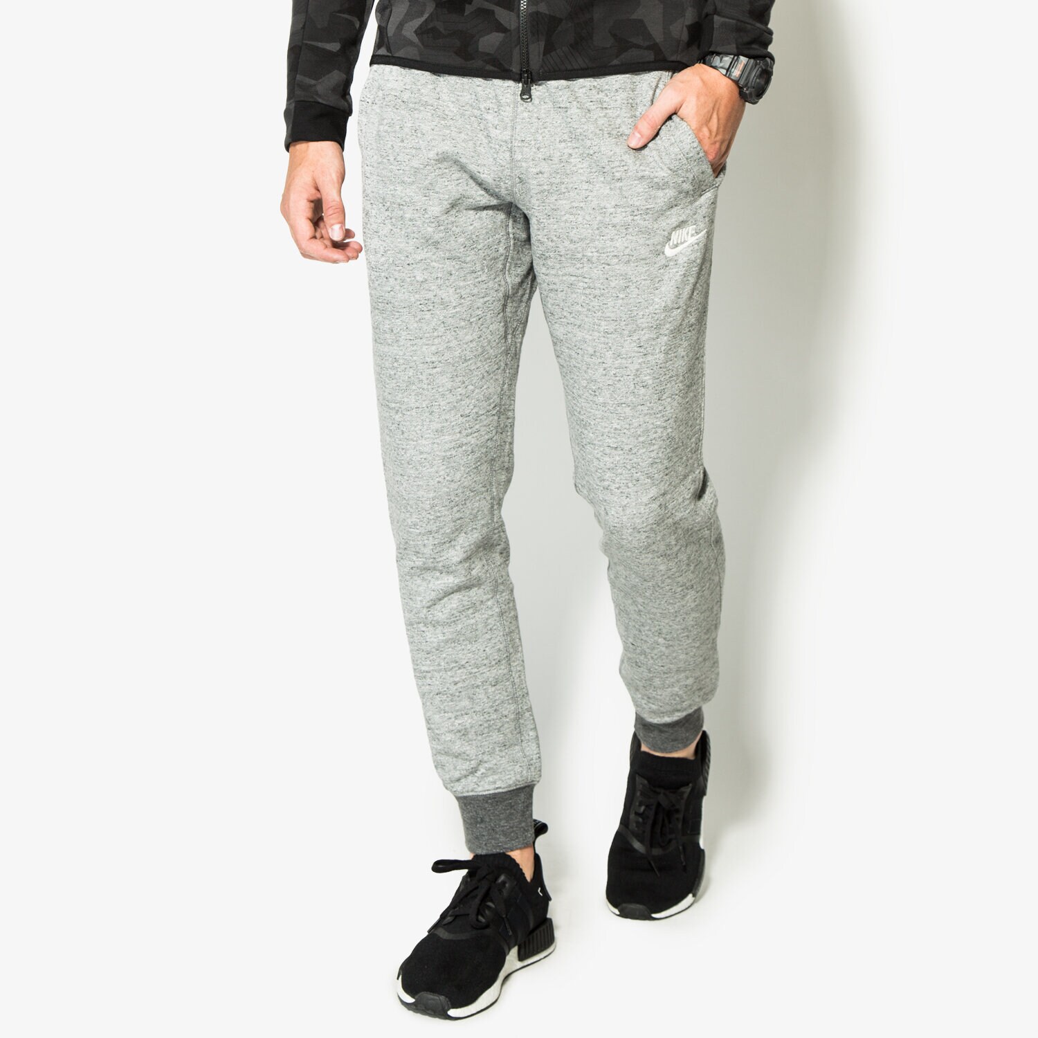 Spodnie sportowe męskie NIKE SPODNIE M NSW LEGACY JOGGER FT 805150091 SZARY