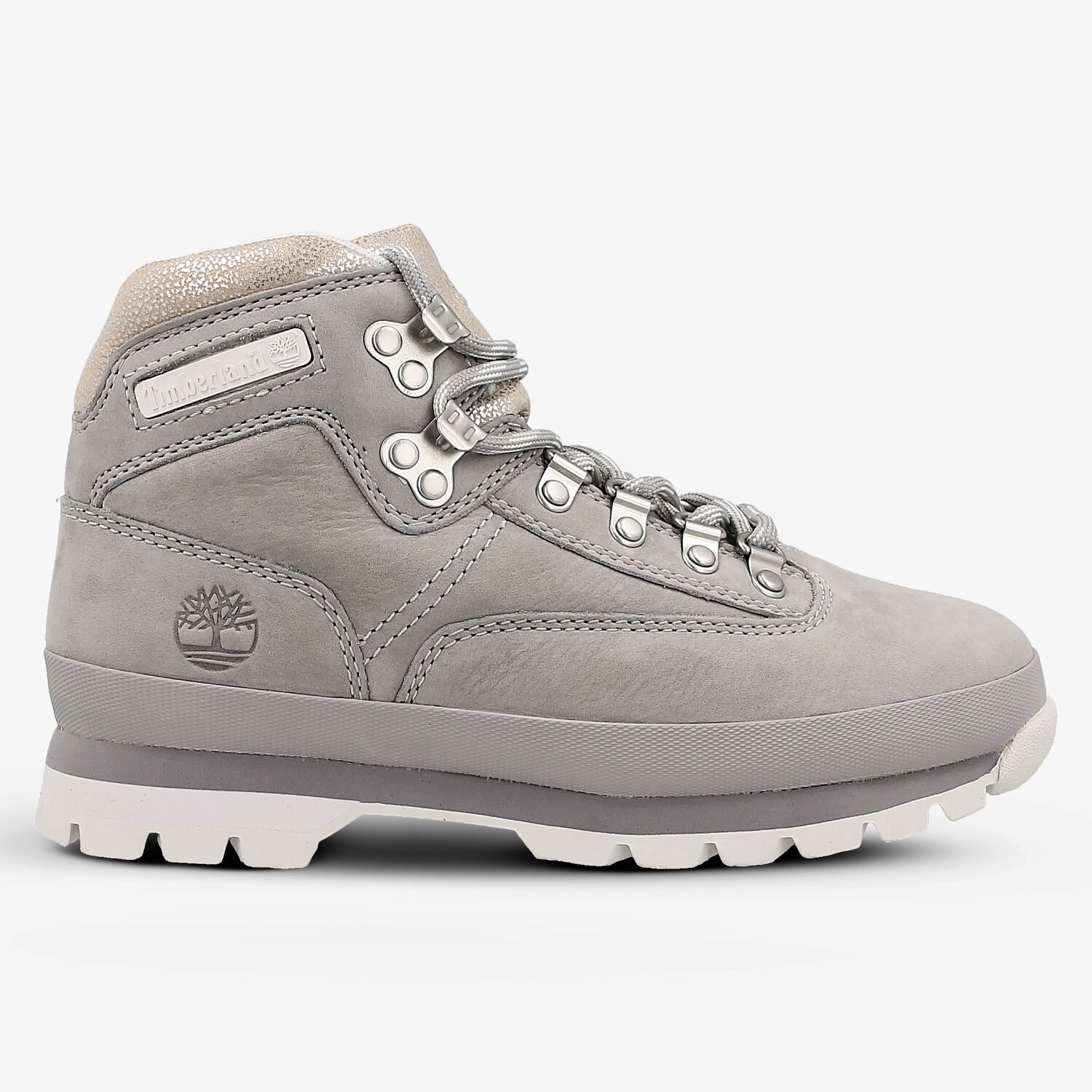 Buty zimowe damskie TIMBERLAND EURO HIKER LEATHER A197J SZARY