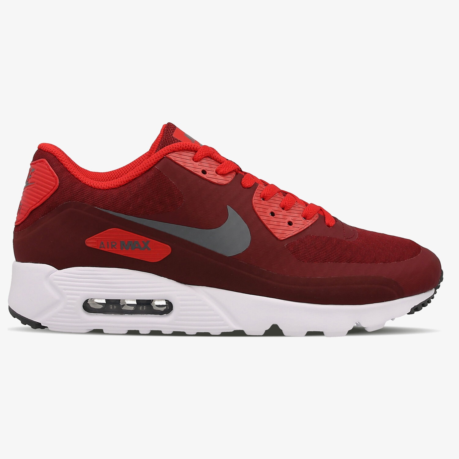 Buty sneakersy męskie NIKE AIR MAX 90 ULTRA 819474602 CZERWONY