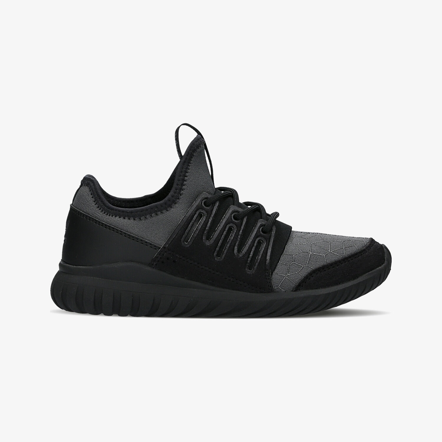 Buty sneakersy dla dzieci ADIDAS TUBULAR RADIAL EL C S81921 CZARNY