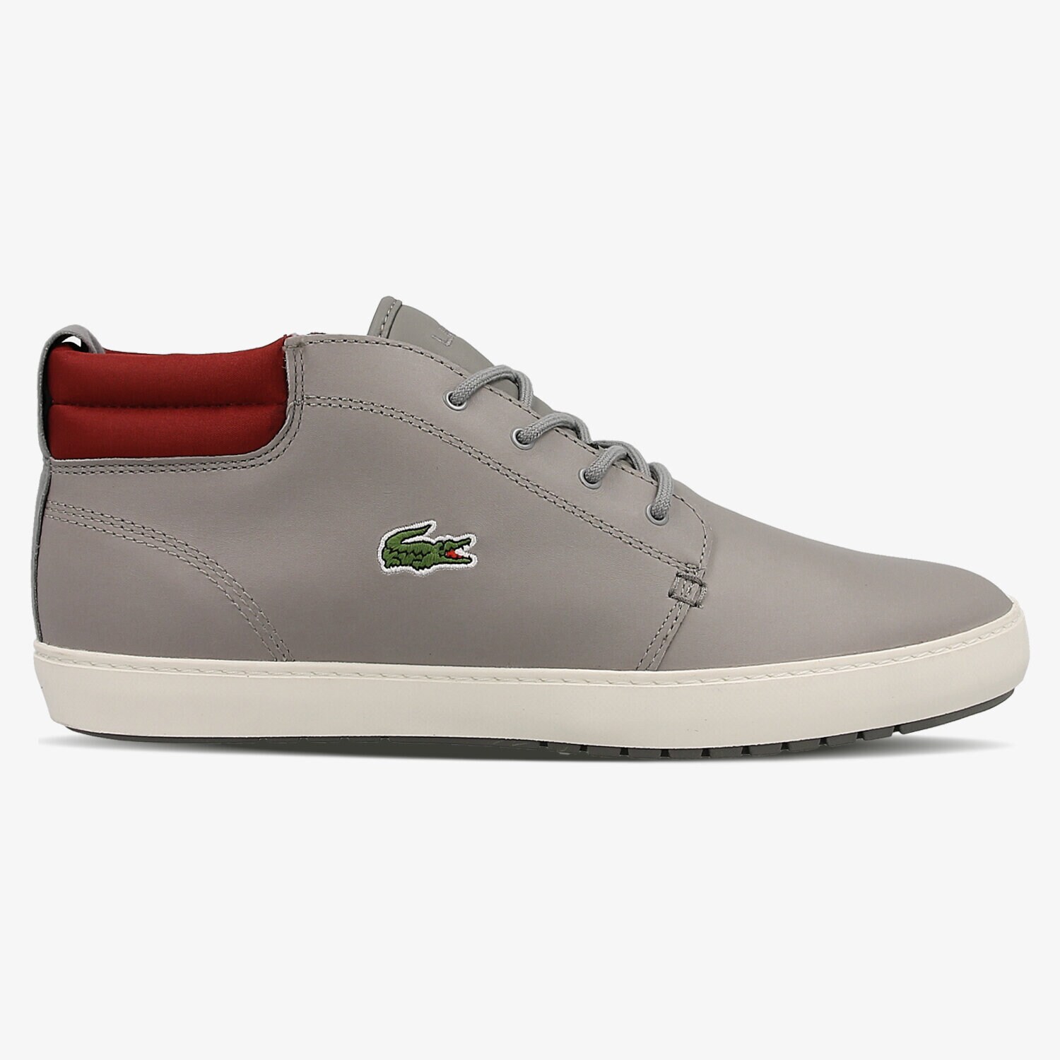 Buty sneakersy męskie LACOSTE AMPTHILL TERRA 316 1 732SPM0001007 SZARY