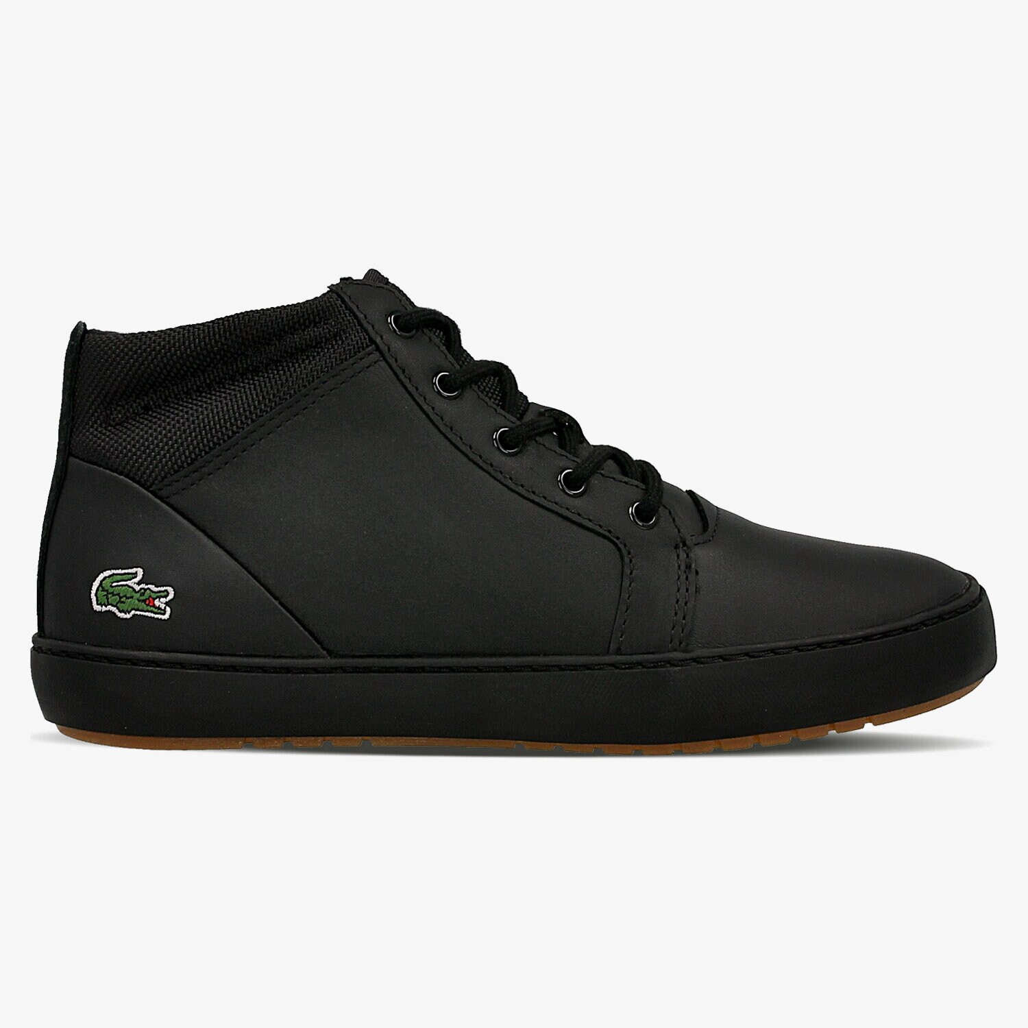 Damskie trampki, tenisówki LACOSTE AMPTHILL CHUKKA 316 1 732SPW0107024 CZARNY