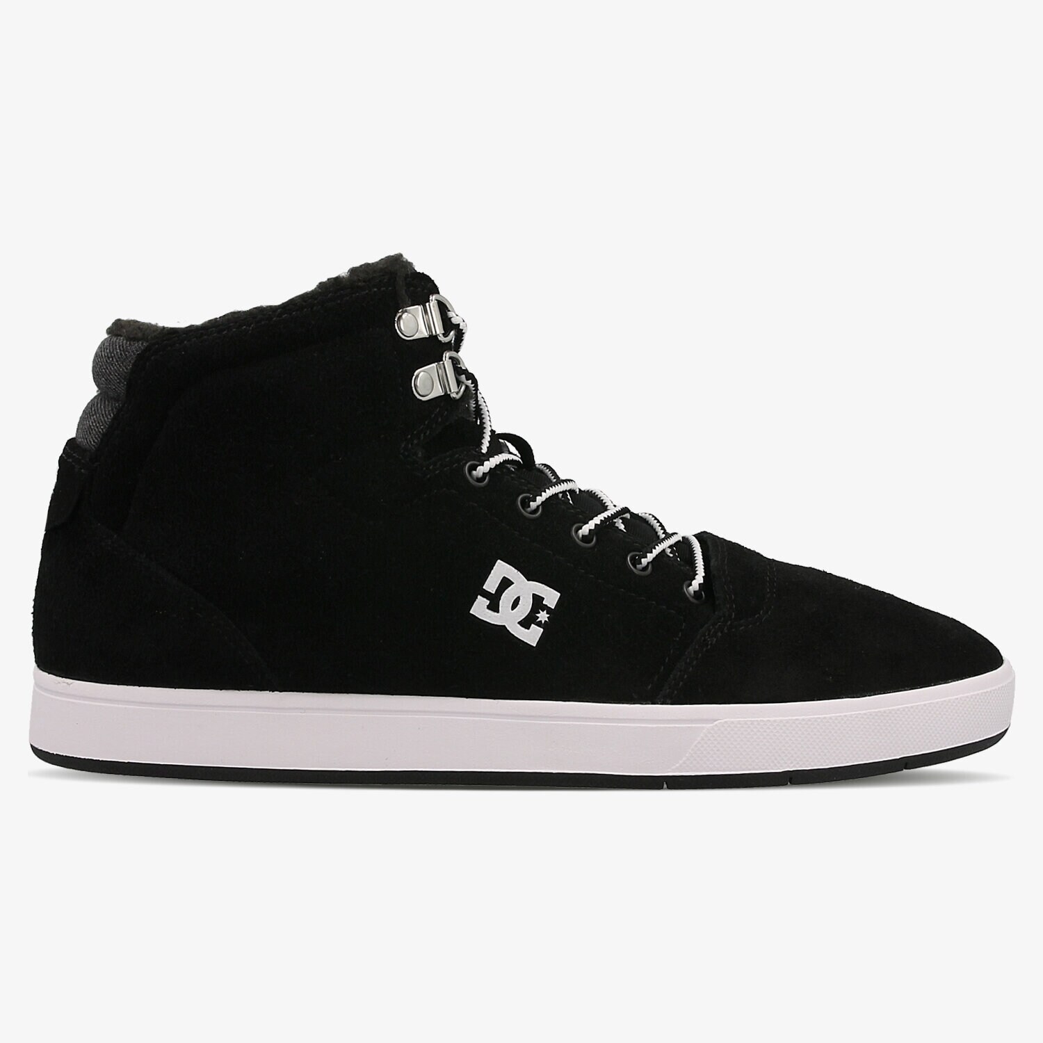 Buty sneakersy męskie DC CRISIS HIGH WNT ADYS100116BKW CZARNY