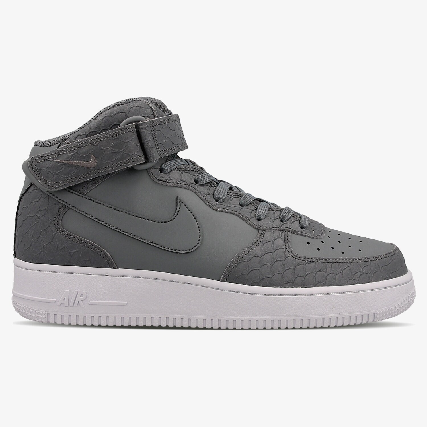 Buty sneakersy męskie NIKE AIR FORCE 1 MID '07 LV8 804609004 SZARY