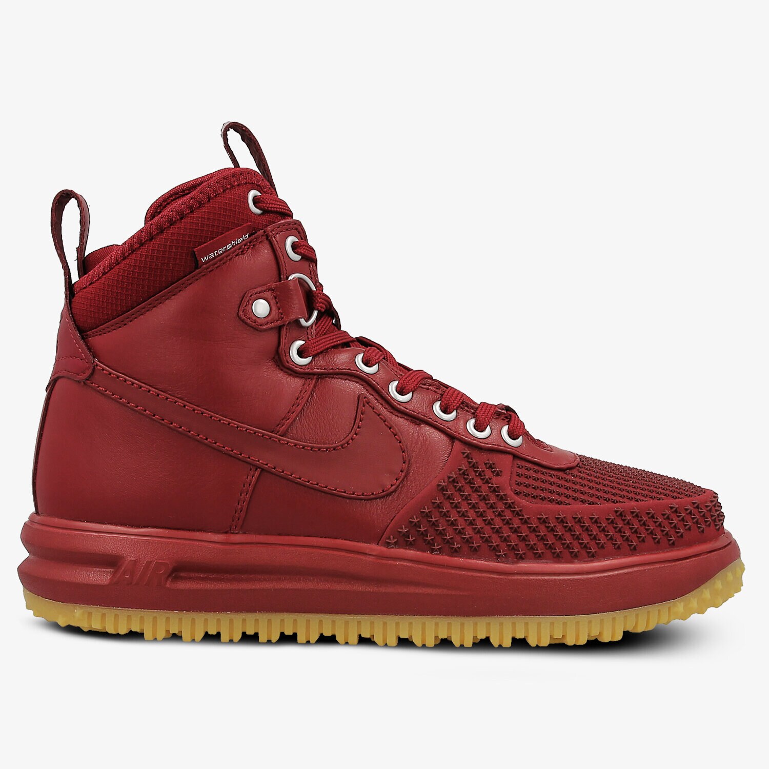 Buty sneakersy męskie NIKE LUNAR FORCE 1 DUCKBOOT 805899600 BORDOWY