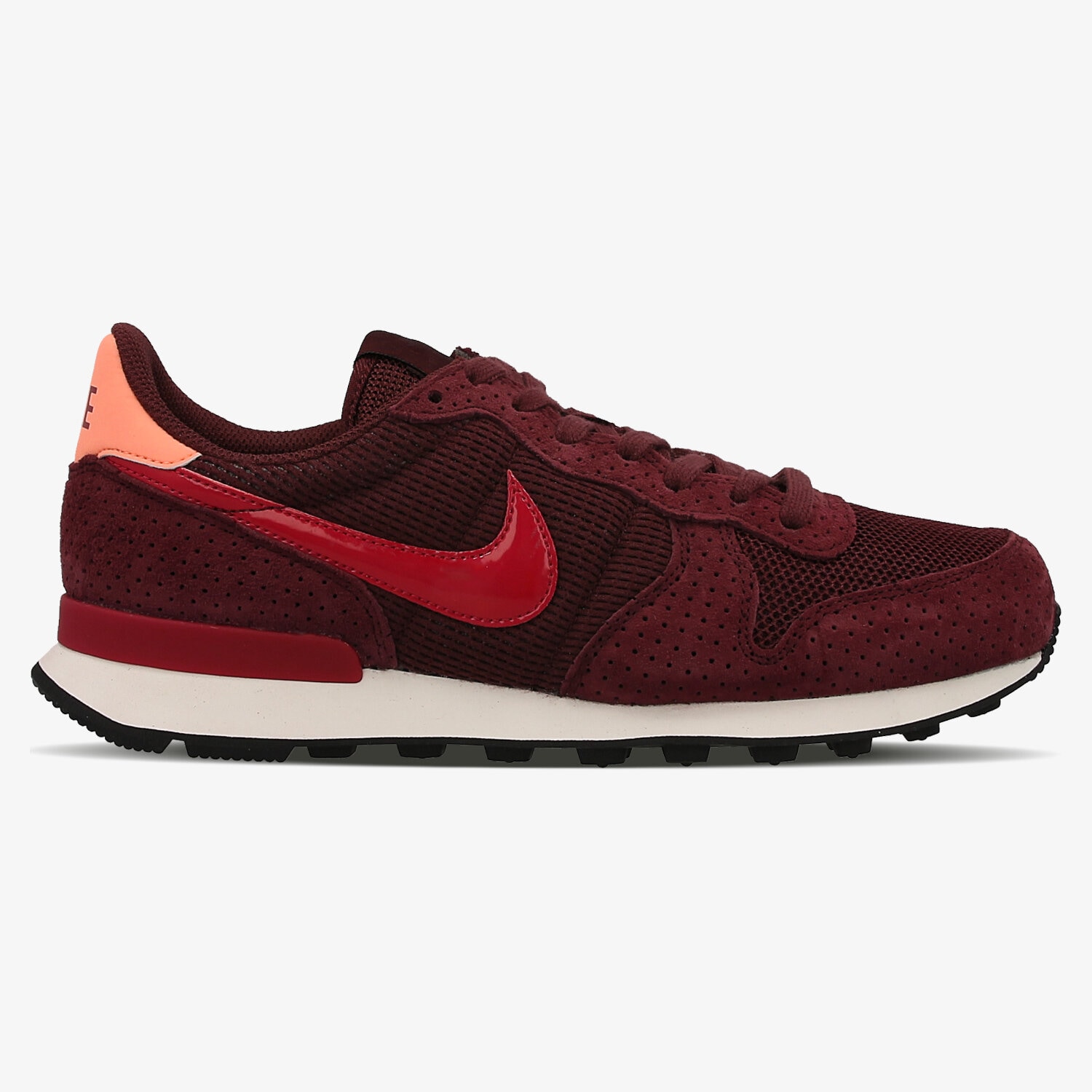Buty sneakersy damskie NIKE W INTERNATIONALIST SE 872922600 BORDOWY