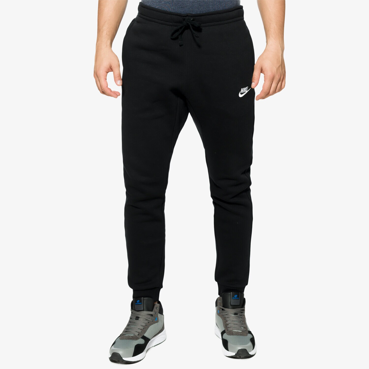 Spodnie sportowe męskie NIKE SPODNIE M NSW JOGGER FLC CLUB 804408010 CZARNY