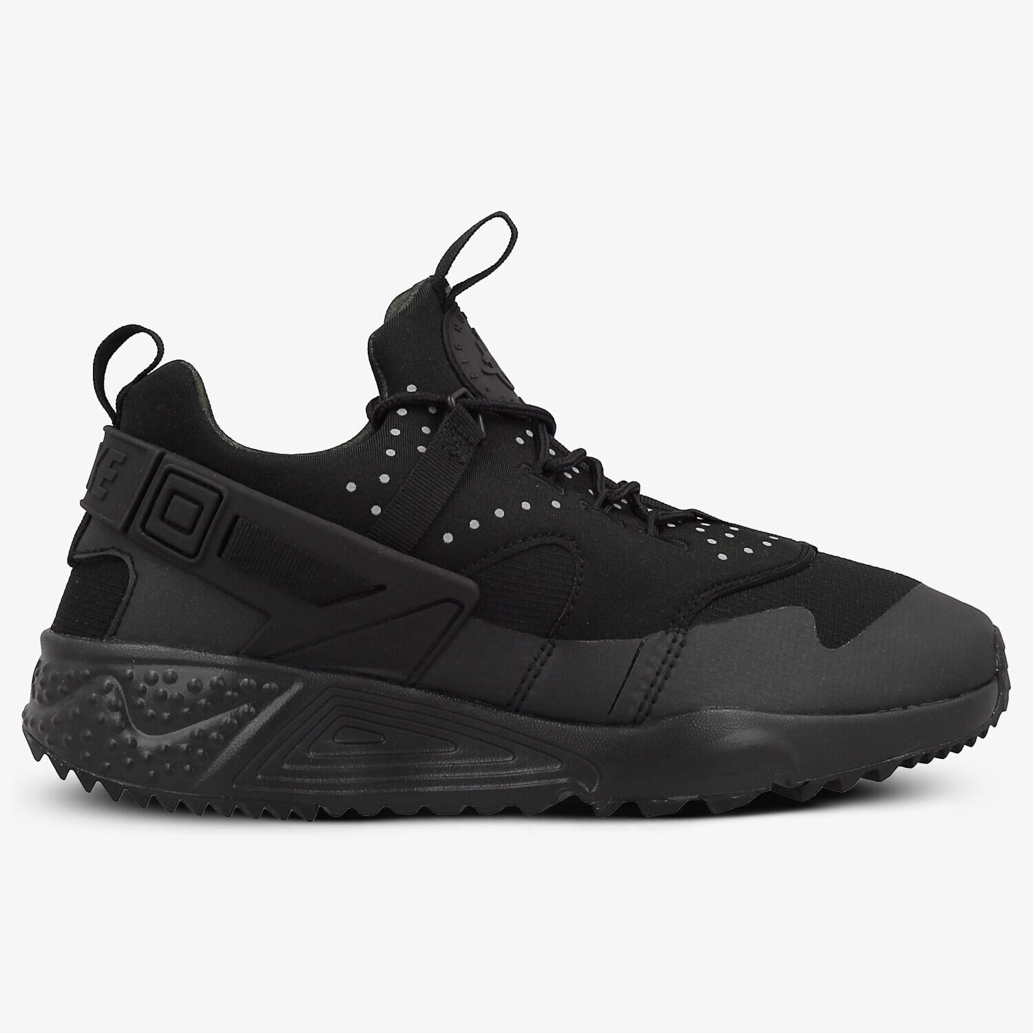 Buty sneakersy męskie NIKE AIR HUARACHE UTILITY 806807004 CZARNY