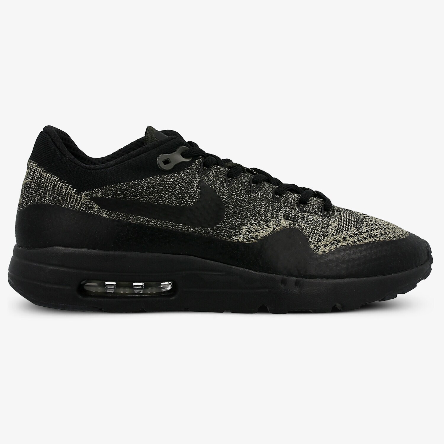 Buty sneakersy męskie NIKE AIR MAX 1 ULTRA FLYKNIT 856958203 CZARNY