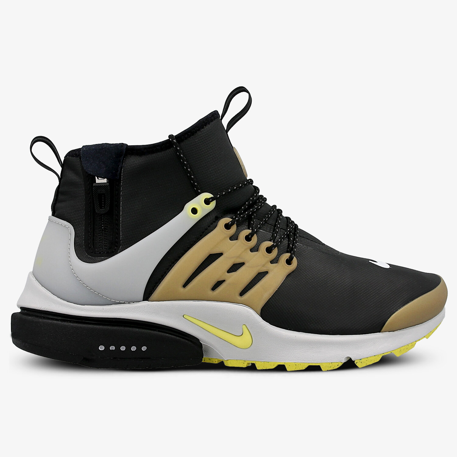 Buty sneakersy męskie NIKE AIR PRESTO MID UTILITY 859524002 CZARNY