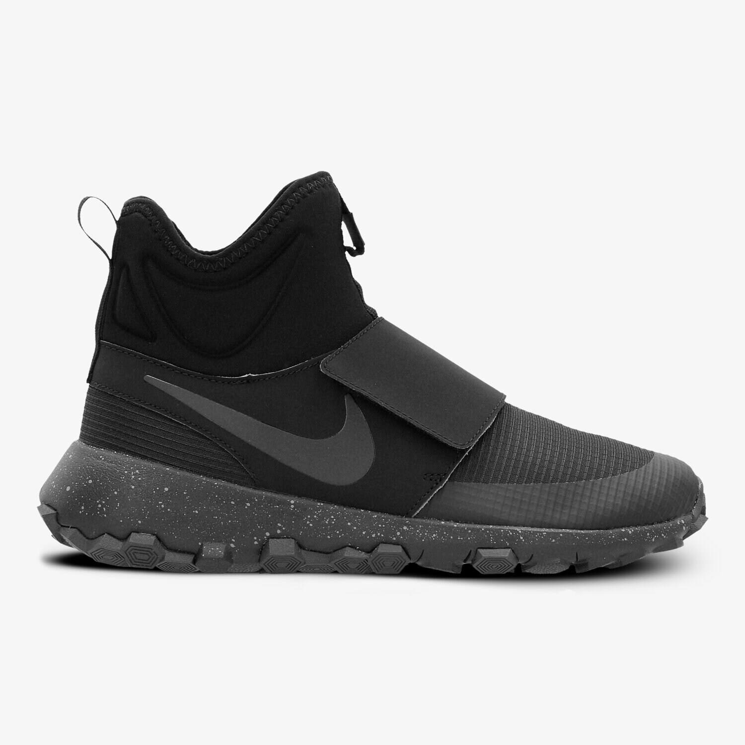Buty zimowe, trekkingowe, outdoor dla dzieci NIKE ROSHE MID WTR STAMINA GS 859621-001 CZARNY
