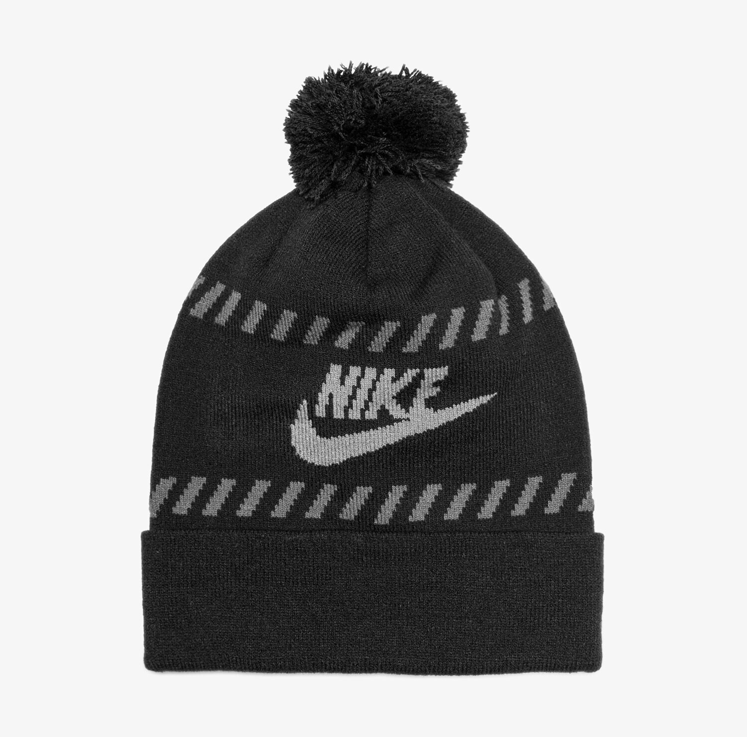 Czapka zimowa dla dzieci NIKE CZAPKA ZIMOWA FUTURA POM BEANIE RED 805950010 CZARNY