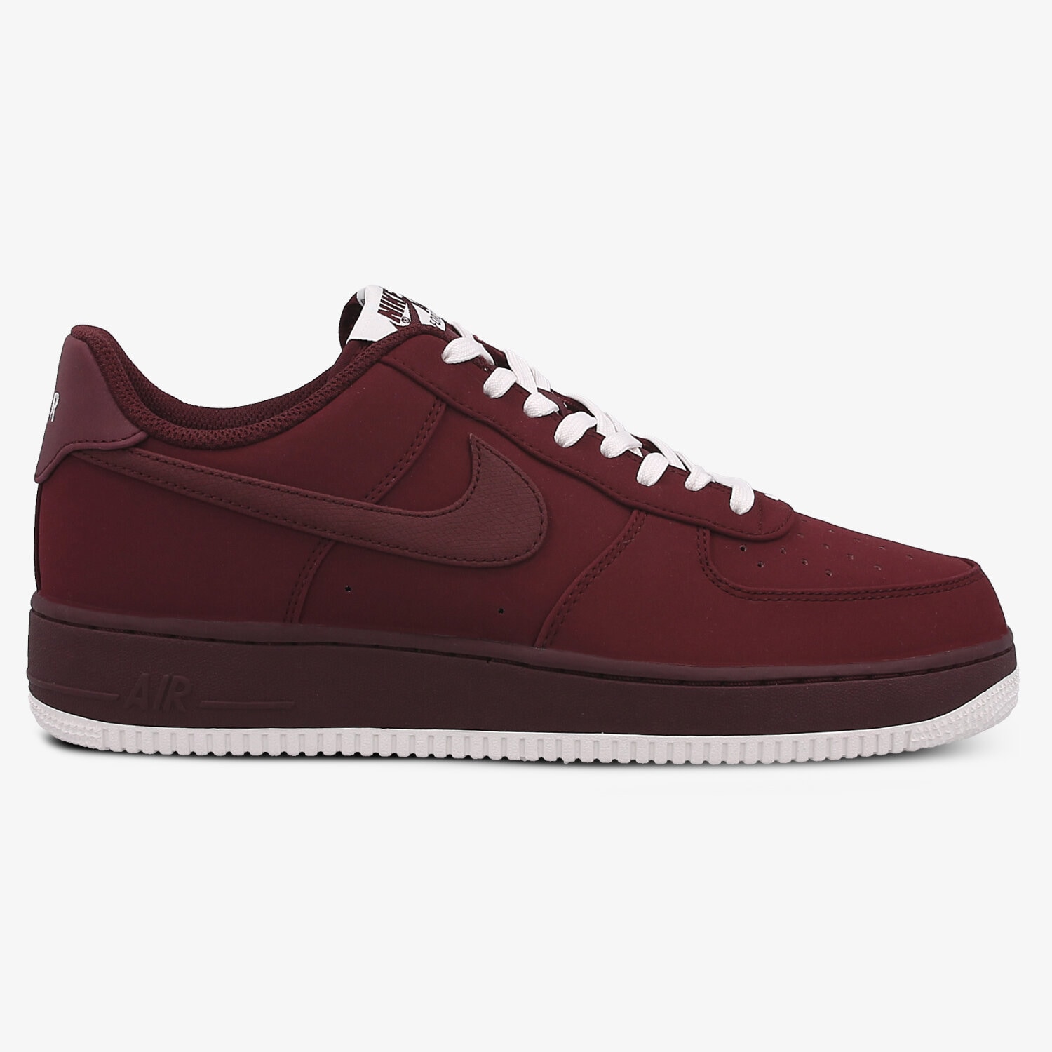Buty sneakersy męskie NIKE AIR FORCE 1 820266604 BORDOWY