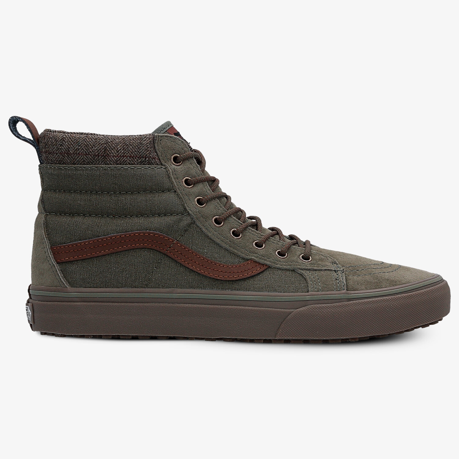 Buty sneakersy męskie VANS SK8-HI MTE DX VA3498LR4 ZIELONY