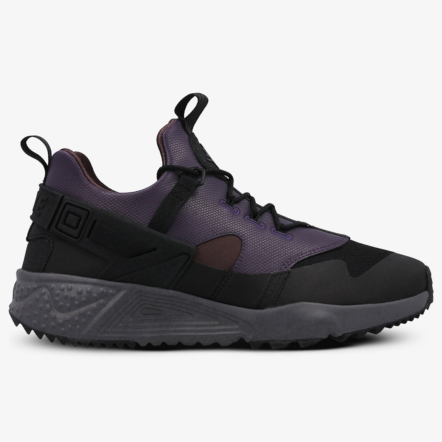 Buty sneakersy męskie NIKE AIR HUARACHE UTILITY PRM 806979001 FIOLETOWY