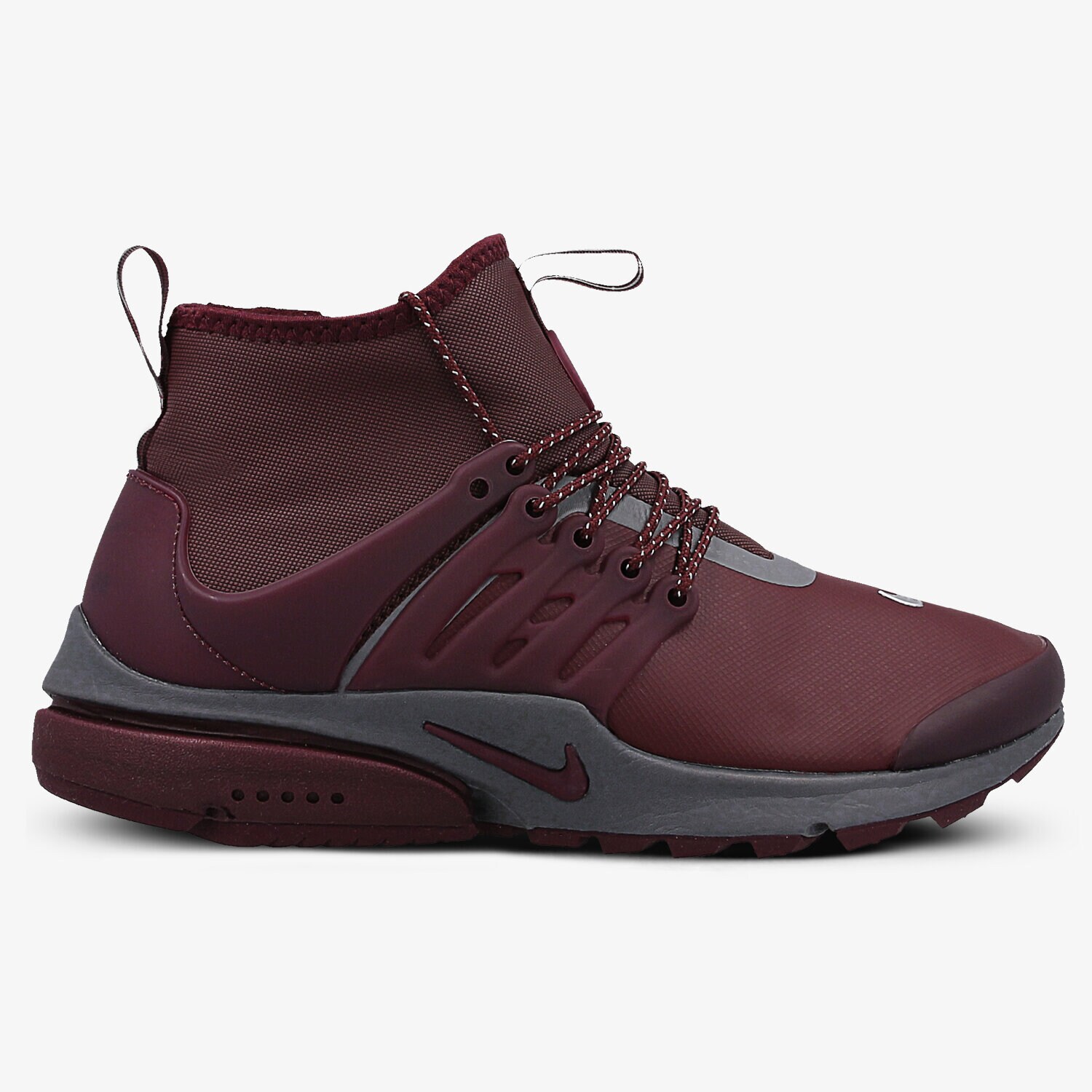 Buty sneakersy damskie NIKE W AIR PRESTO MID UTILITY 859527600 BORDOWY