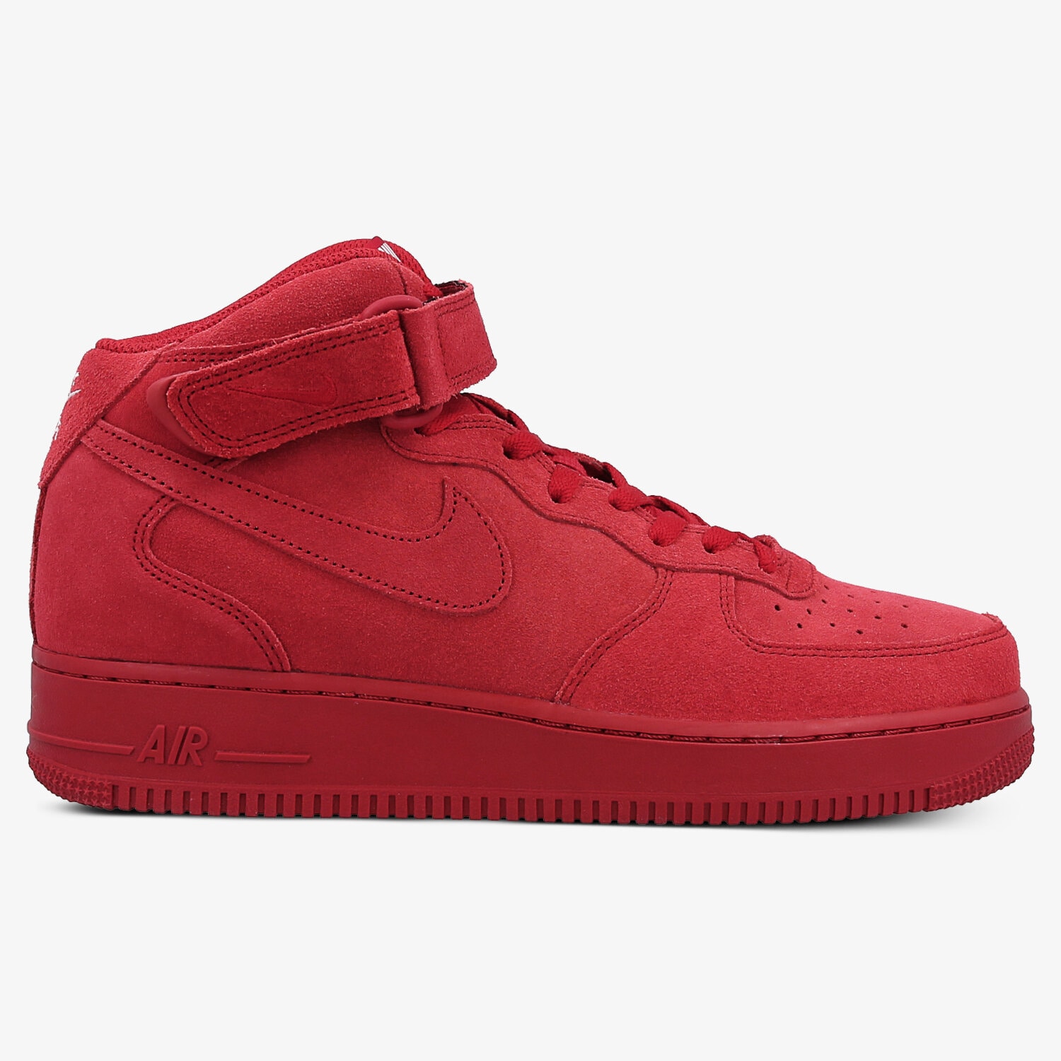 Buty sneakersy męskie NIKE AIR FORCE 1 MID '07 315123609 CZERWONY