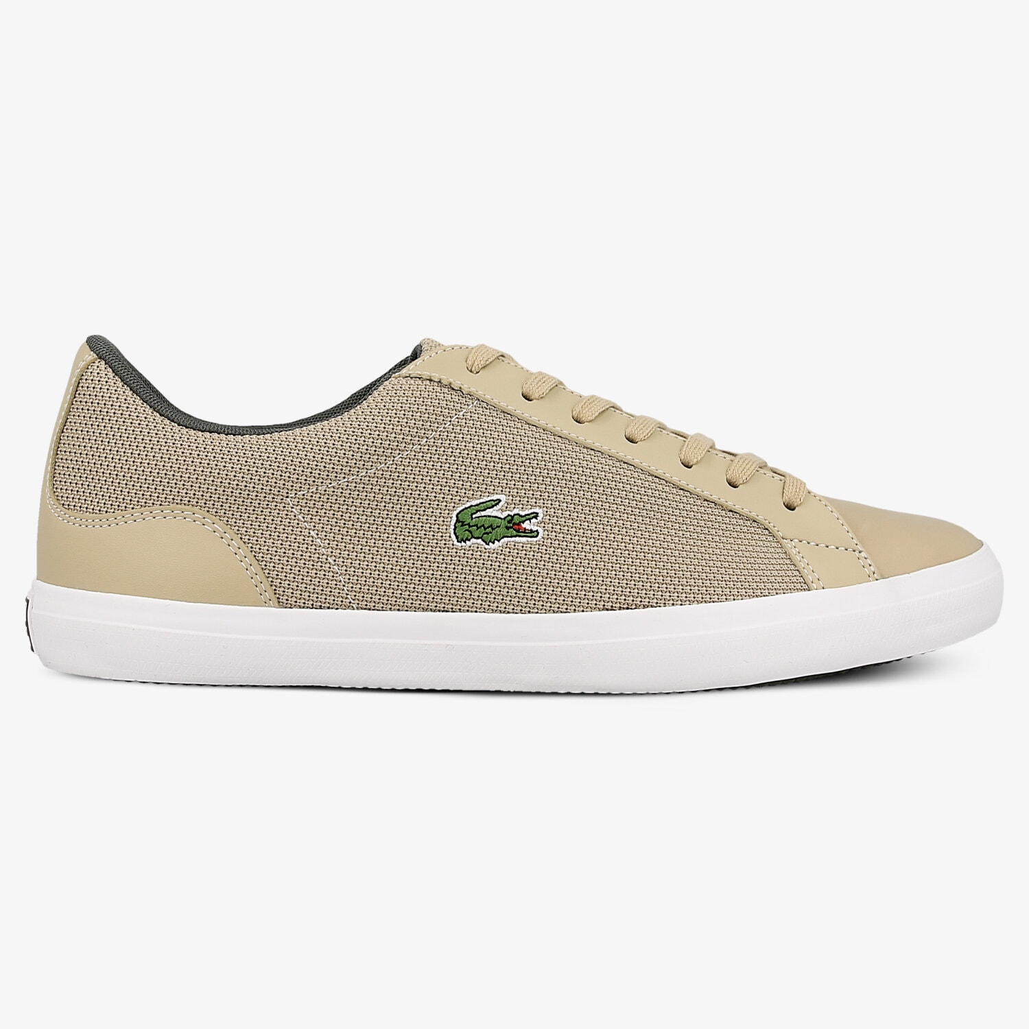 Buty sneakersy męskie LACOSTE LEROND 117 3 733CAM1034A75 BEŻOWY