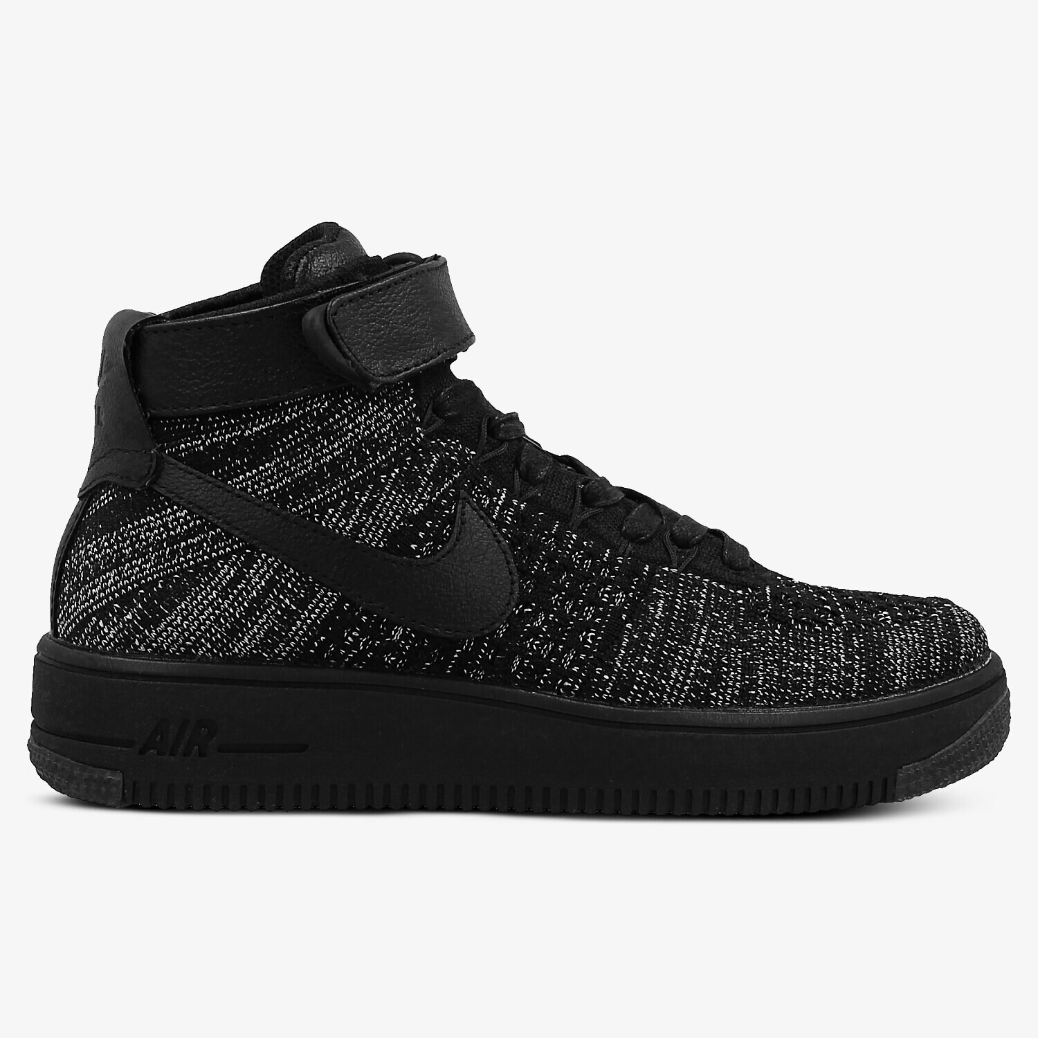 Buty sneakersy damskie NIKE W AF1 FLYKNIT 818018002 CZARNY