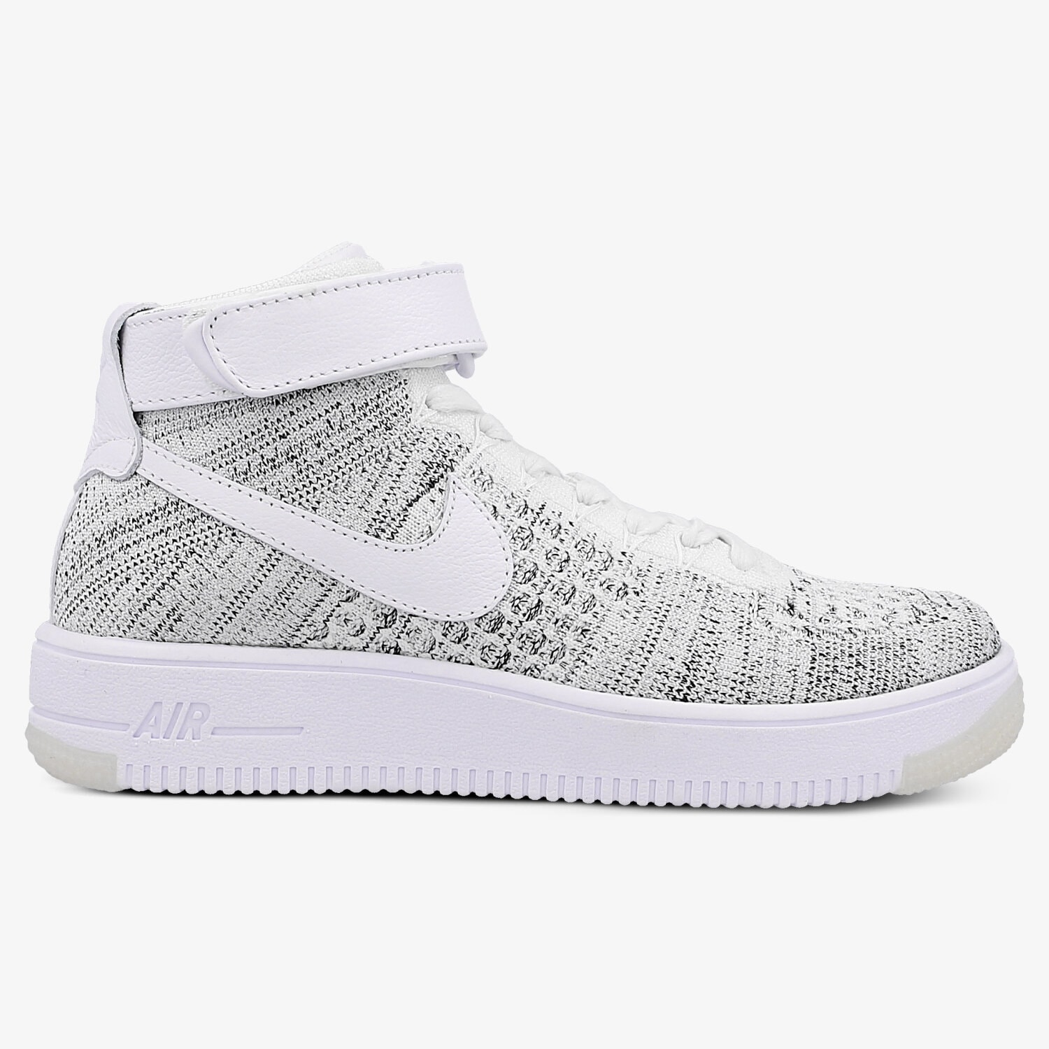 Buty sneakersy damskie NIKE W AF1 FLYKNIT 818018101 SZARY