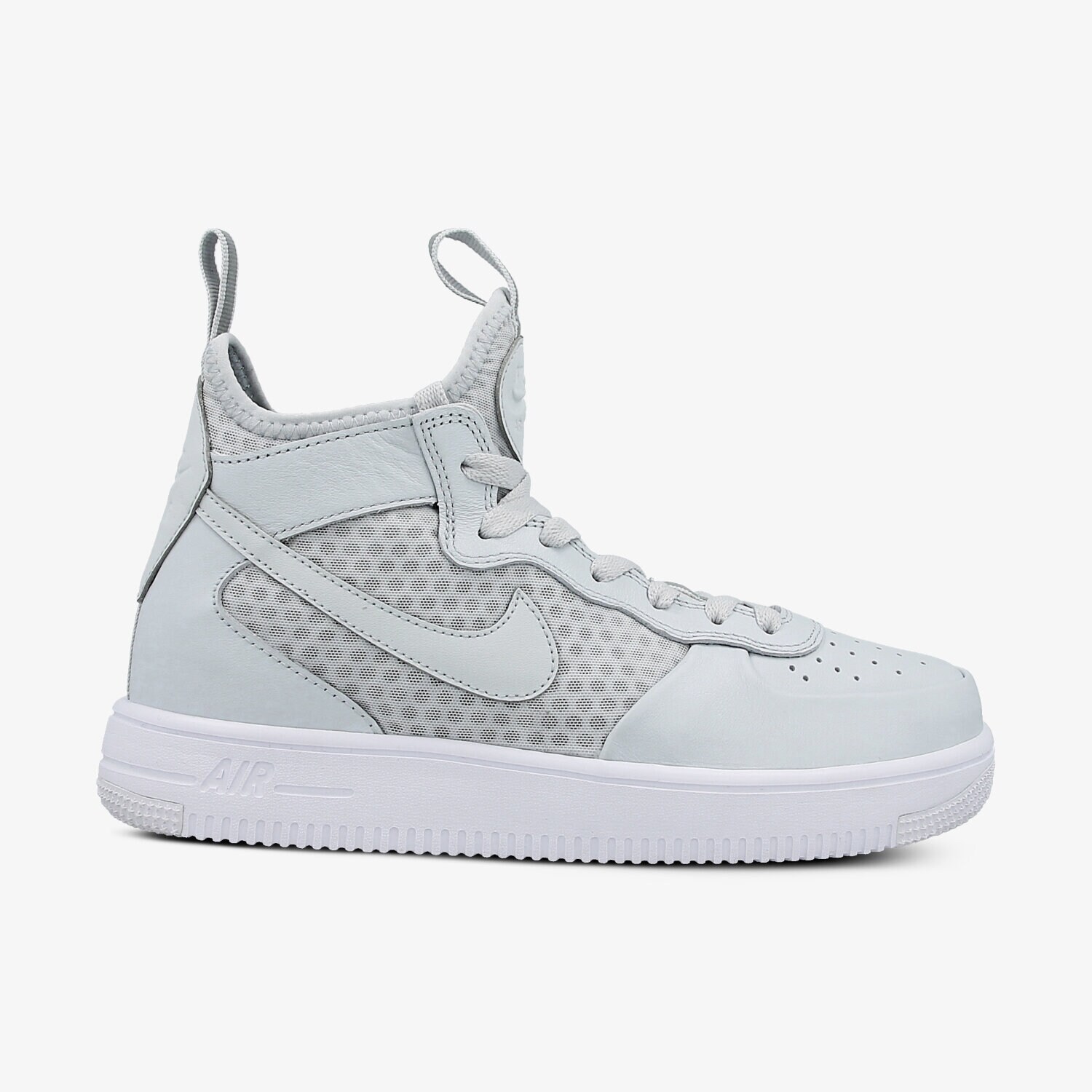 NIKE AIR FORCE 1 MID GS 869945002 SZARY