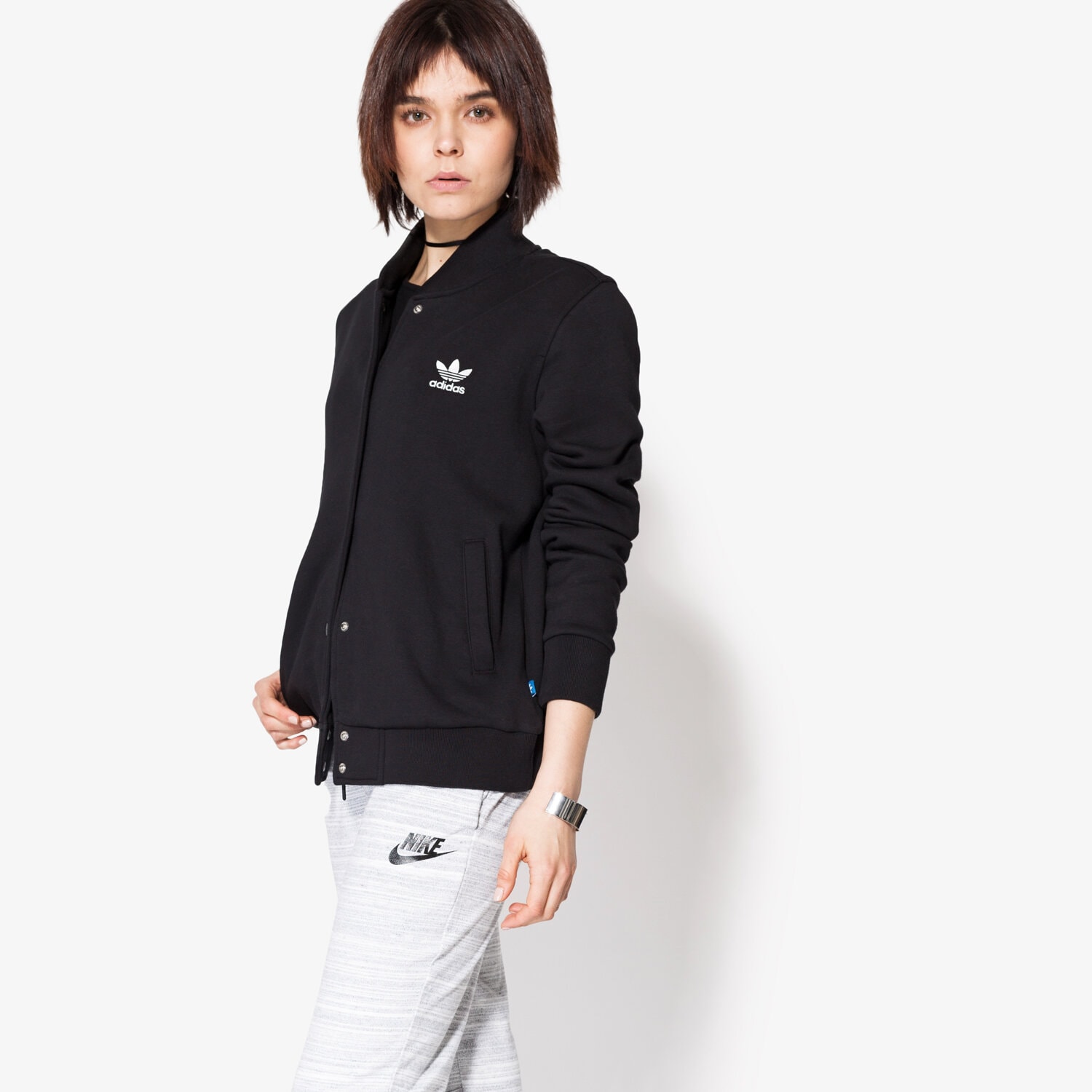 Bluza damska ADIDAS BLUZA COLLEGIATE TT BK5808 CZARNY