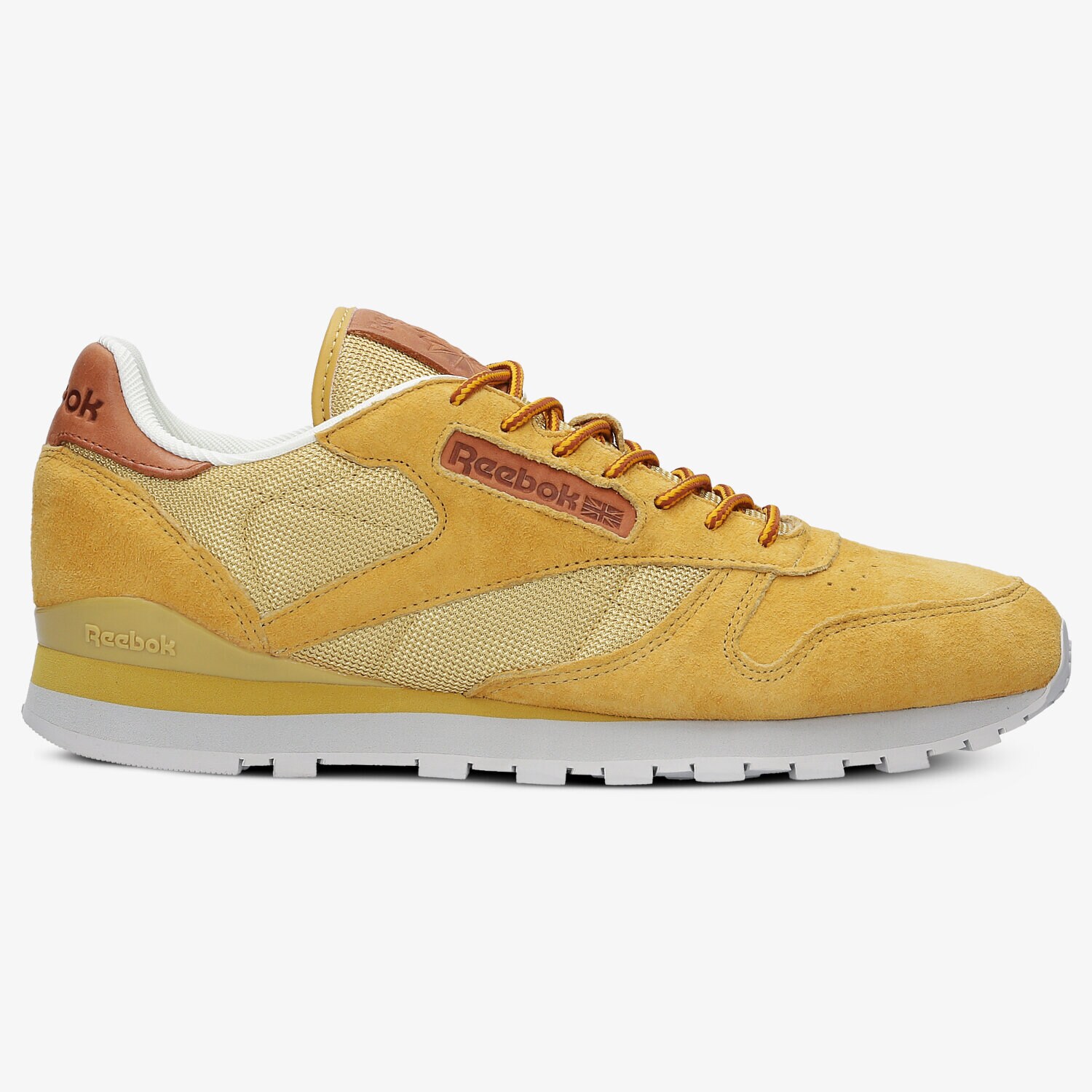 Buty sneakersy męskie REEBOK CL LEATHER OL BD2037 ŻÓŁTY